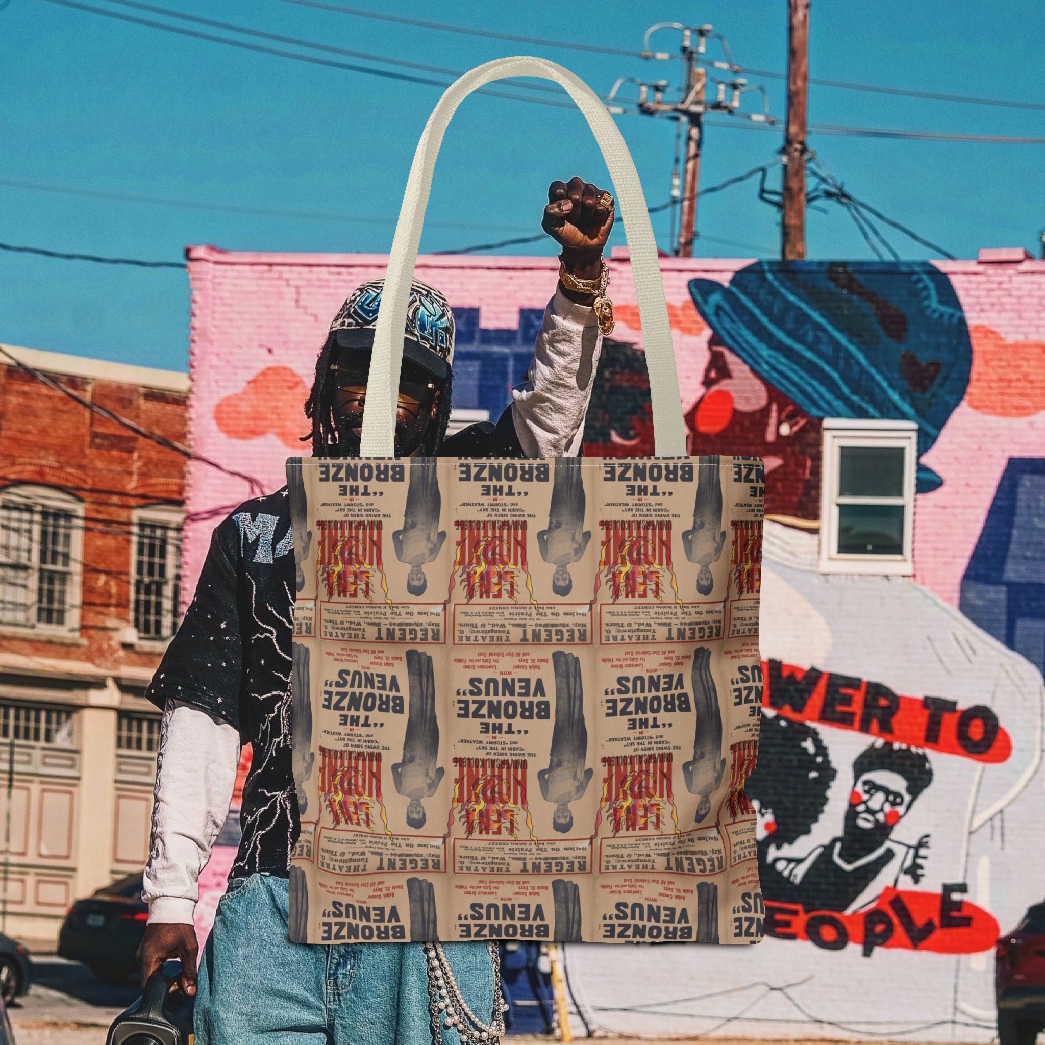 Lena Horne "The Bronze Venus" Tote Bag (Universal Kollege AOP)