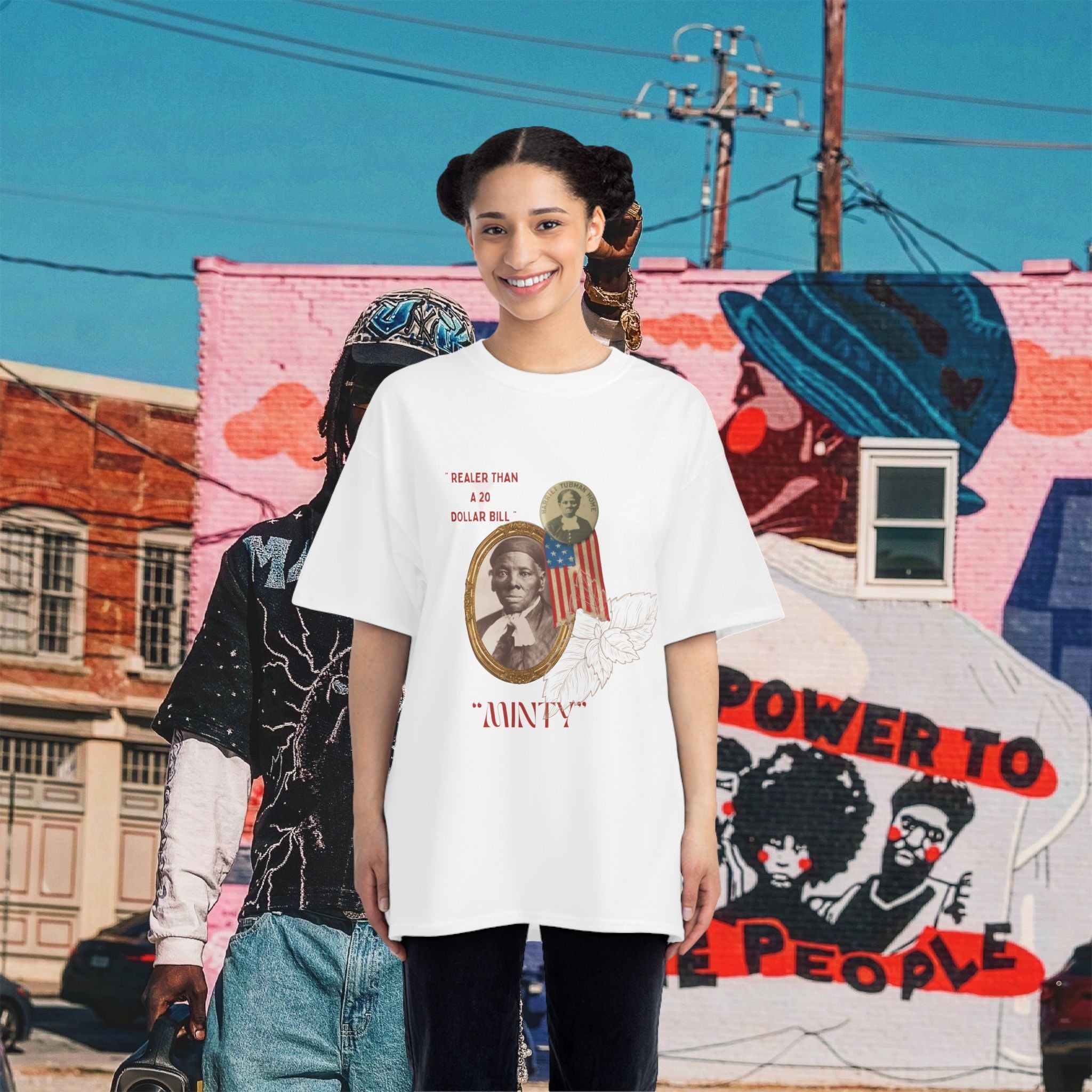 “Harriet Realer than a $20 Bill” Beefy-T®  Short-Sleeve “MinTee”-Shirt