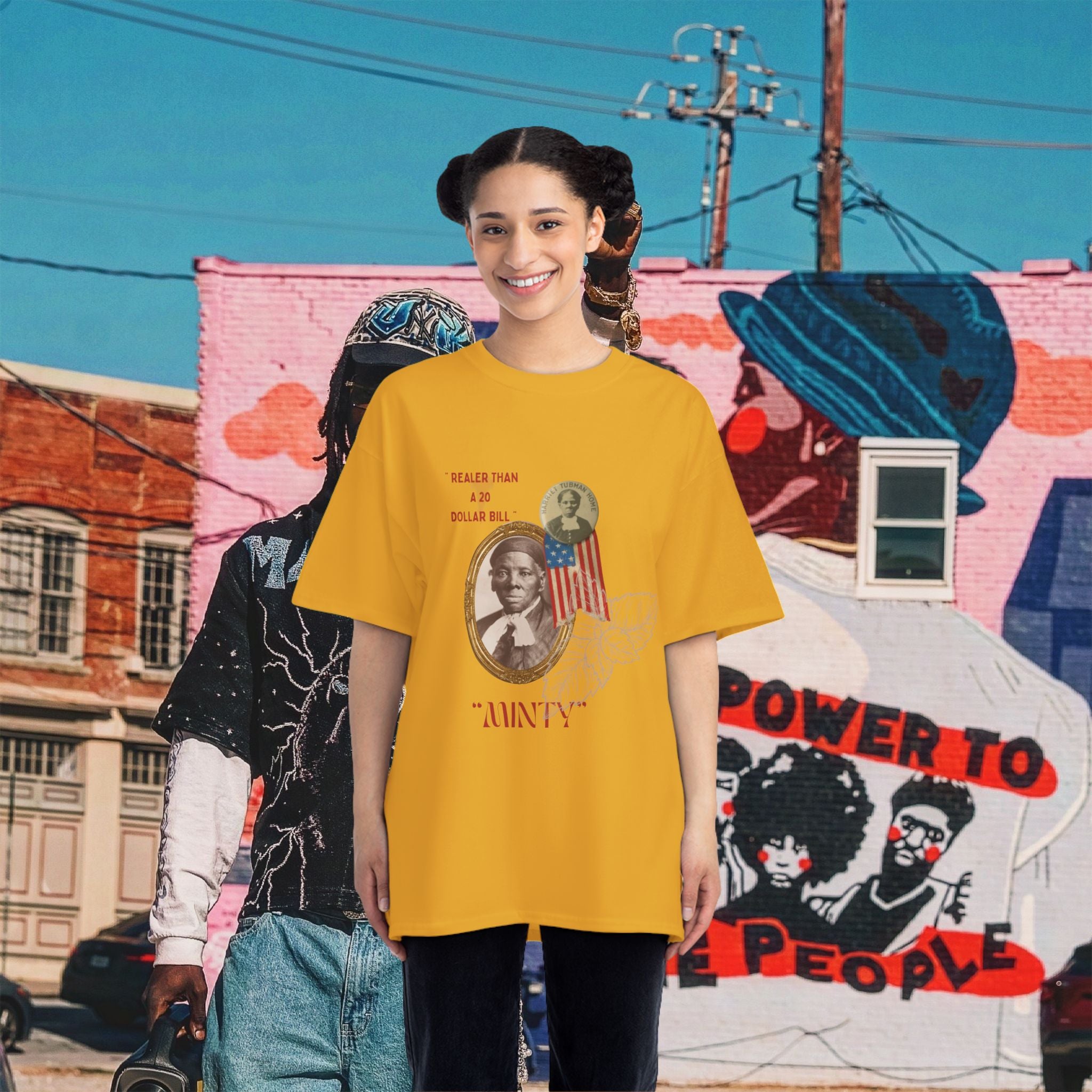 “Harriet Realer than a $20 Bill” Beefy-T®  Short-Sleeve “MinTee”-Shirt