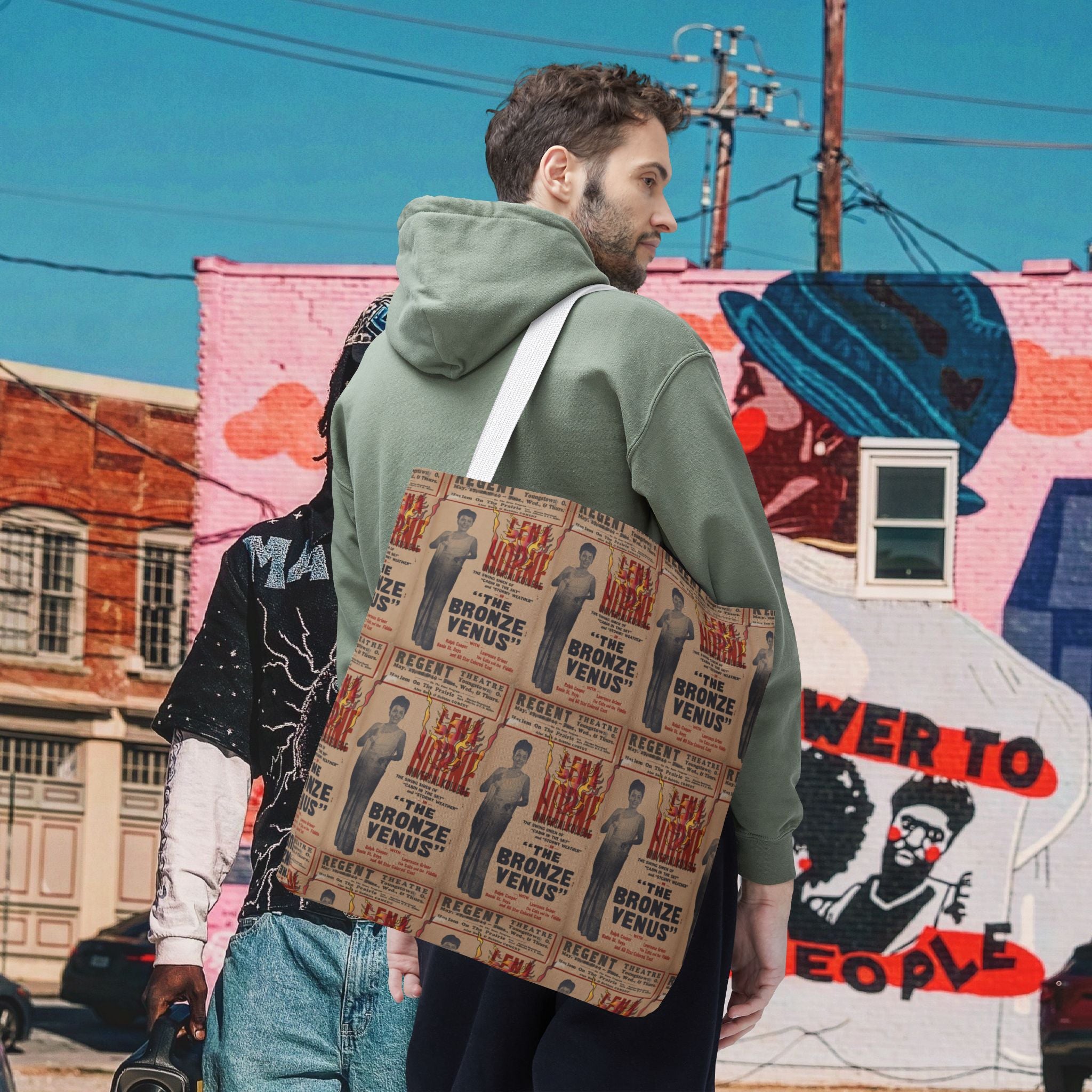 Lena Horne "The Bronze Venus" Tote Bag (Universal Kollege AOP)