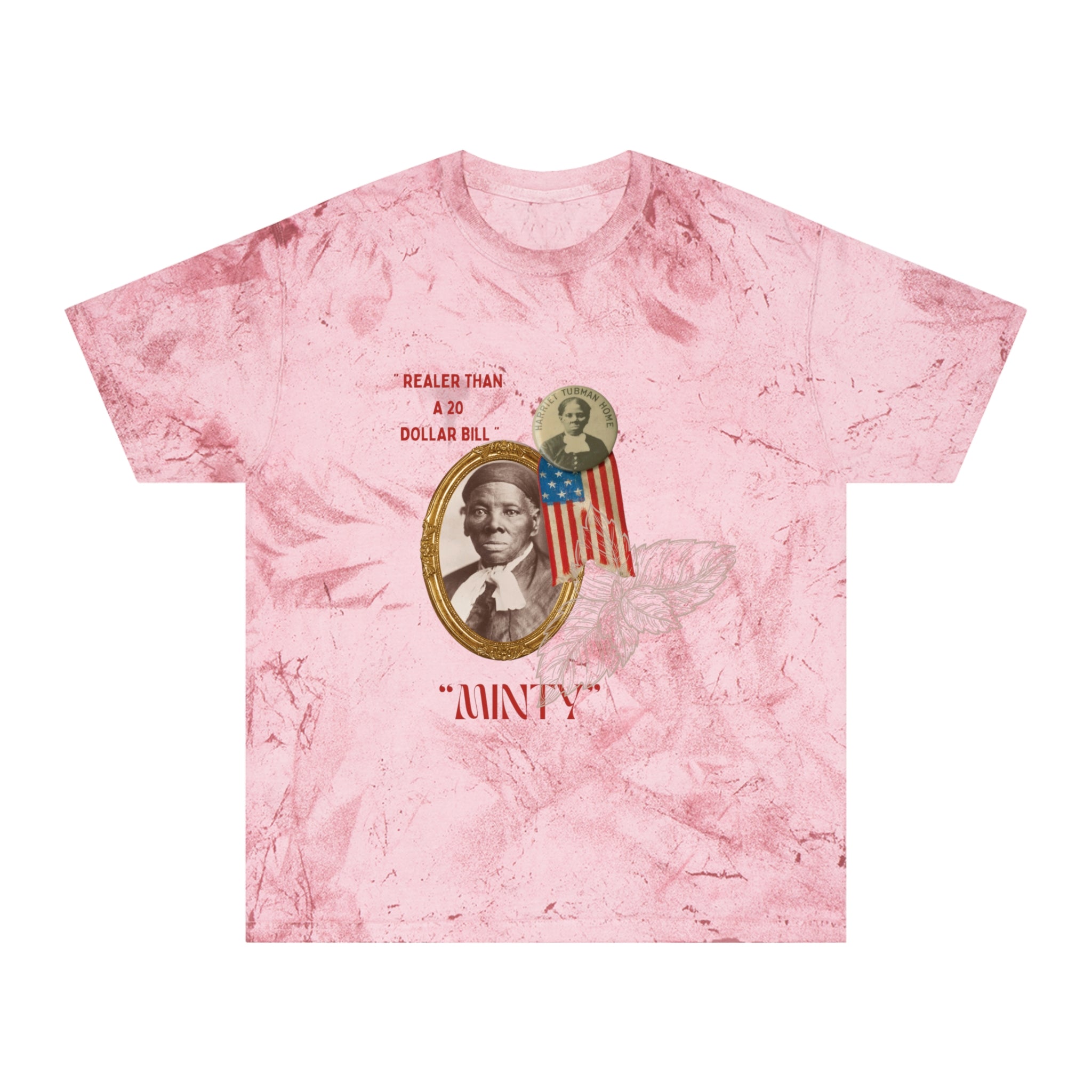 Harriet “Realer than $20 Bill” Tubman Unisex Color Blast T-Shirt