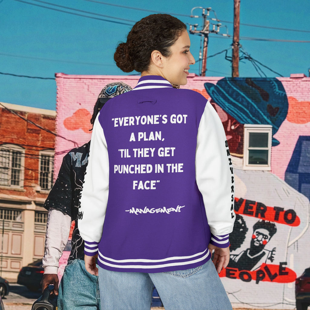 “FREE MIKE TYSON” Unisex Heavyweight Letterman Jacket