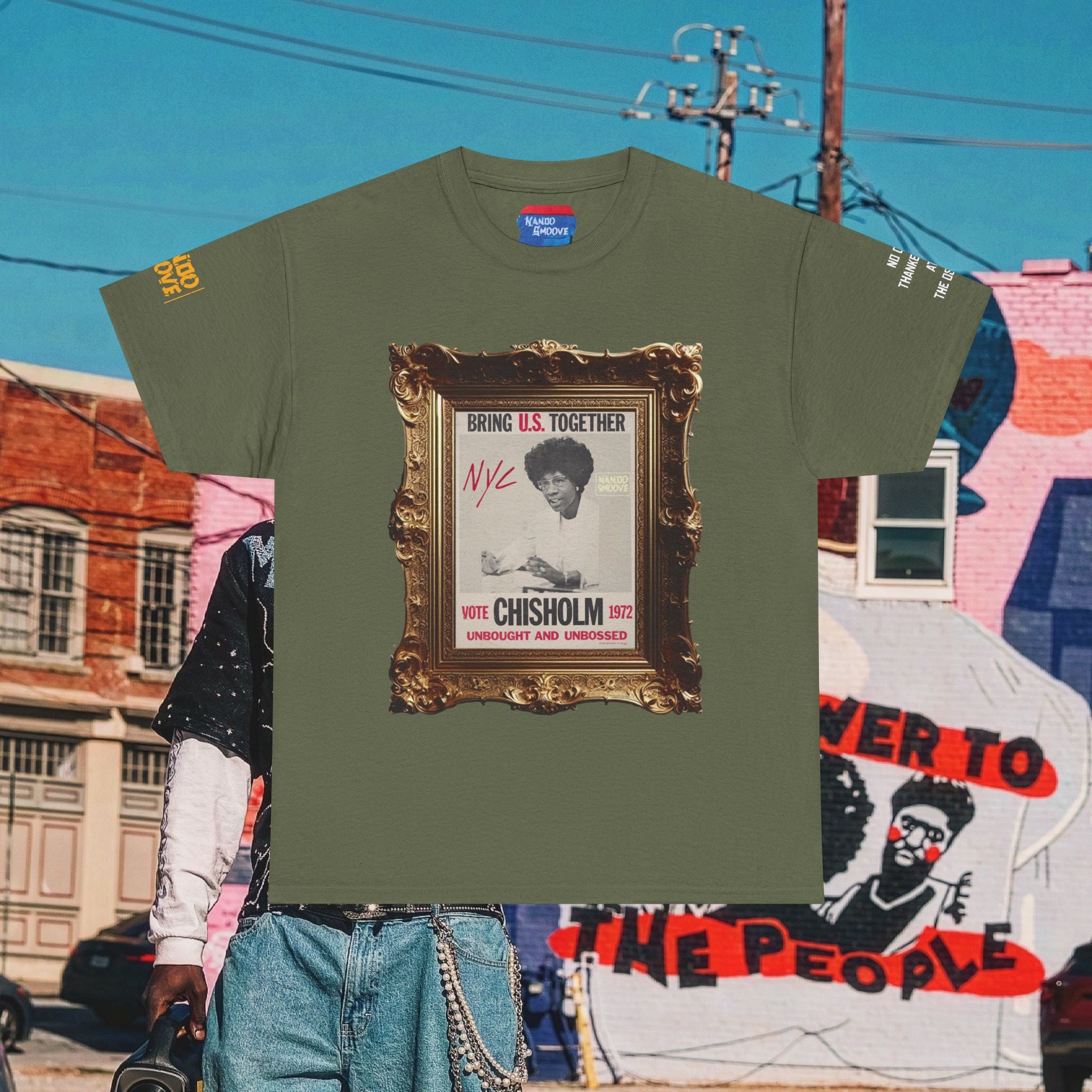 Shirley Chisholm Heavy Cotton Tee