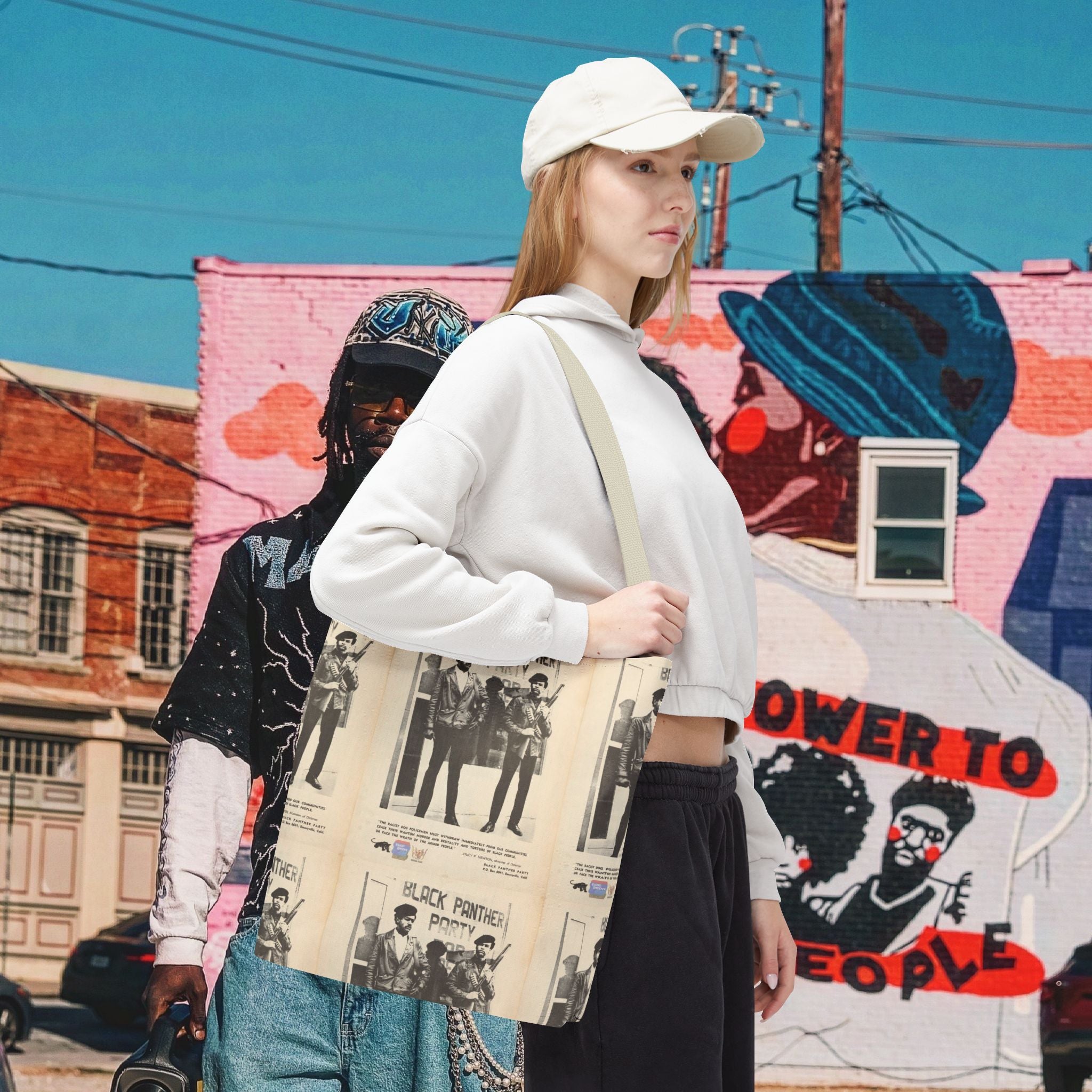 Black Panther Tote Bag (AOP)