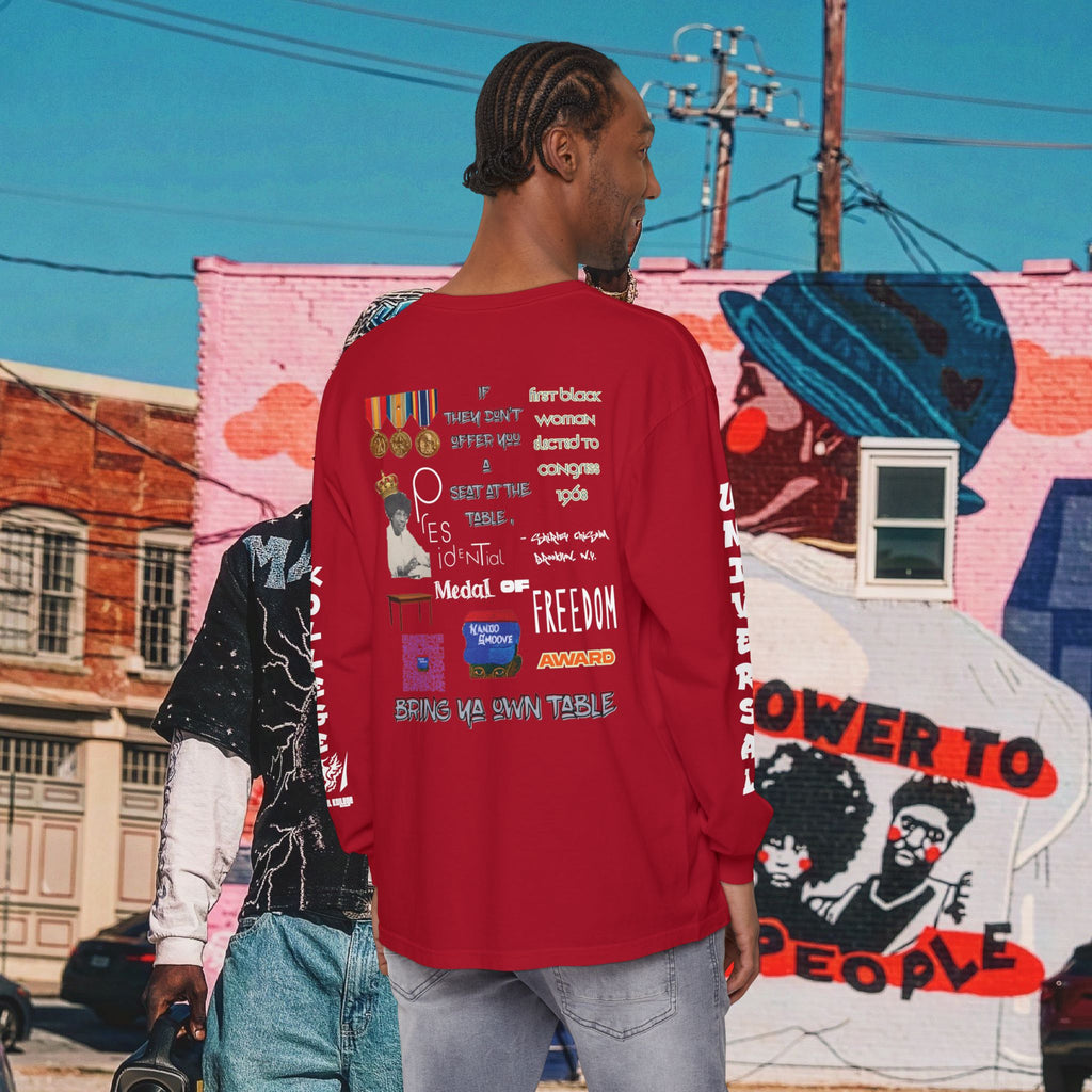 Shirley Chisholm Unisex Garment-dyed Long Sleeve T-Shirt
