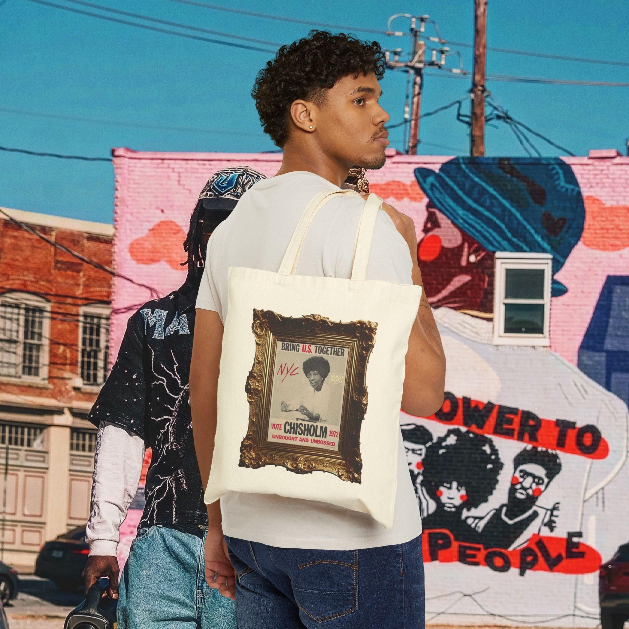 Shirley Chisholm Cotton Canvas Tote Bag