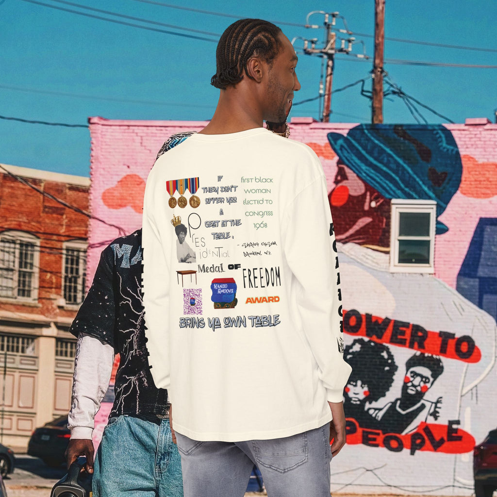 Shirley Chisholm Unisex Garment-dyed Long Sleeve T-Shirt