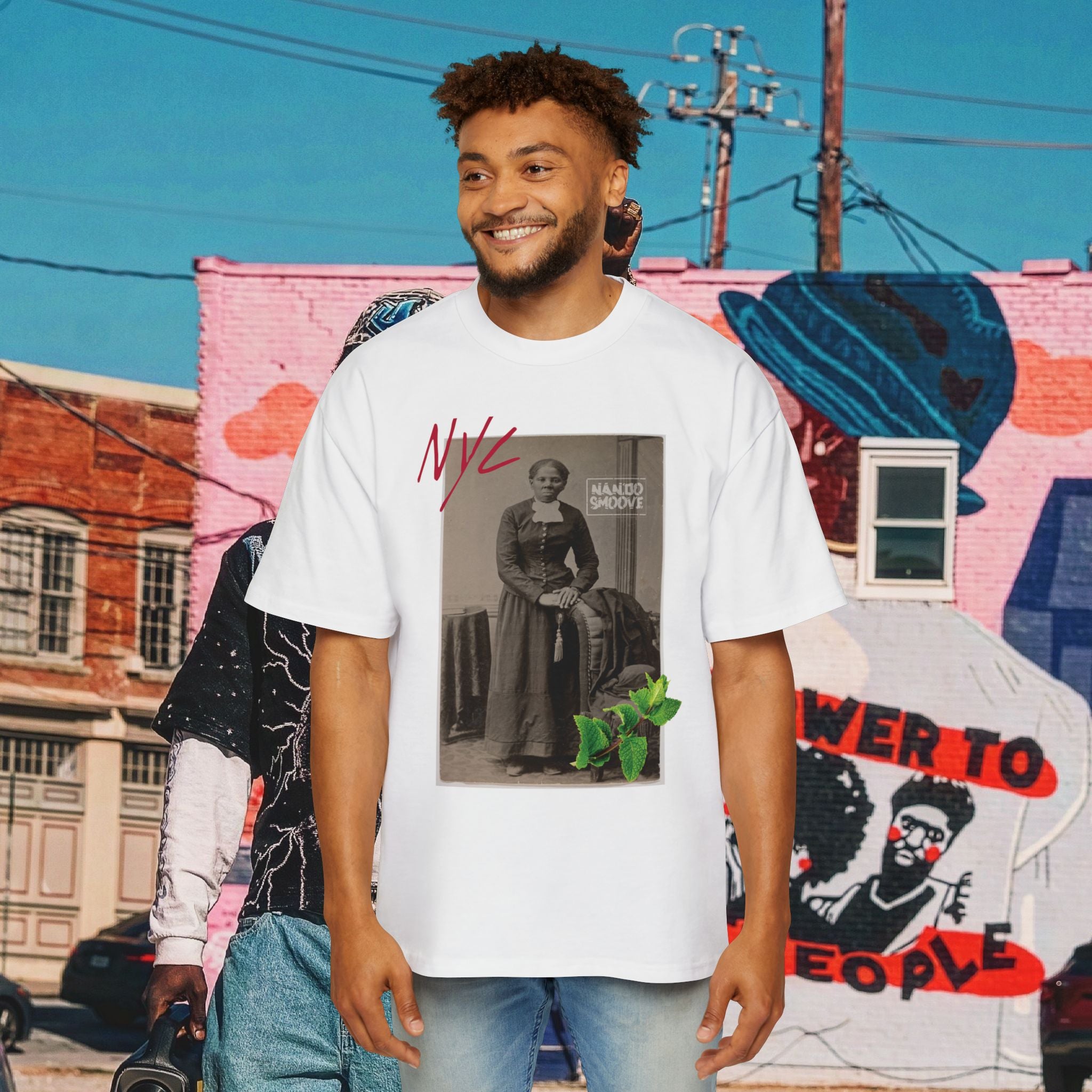 Harriet Tubman Men's Heavy Oversized “MinTee” Shirts