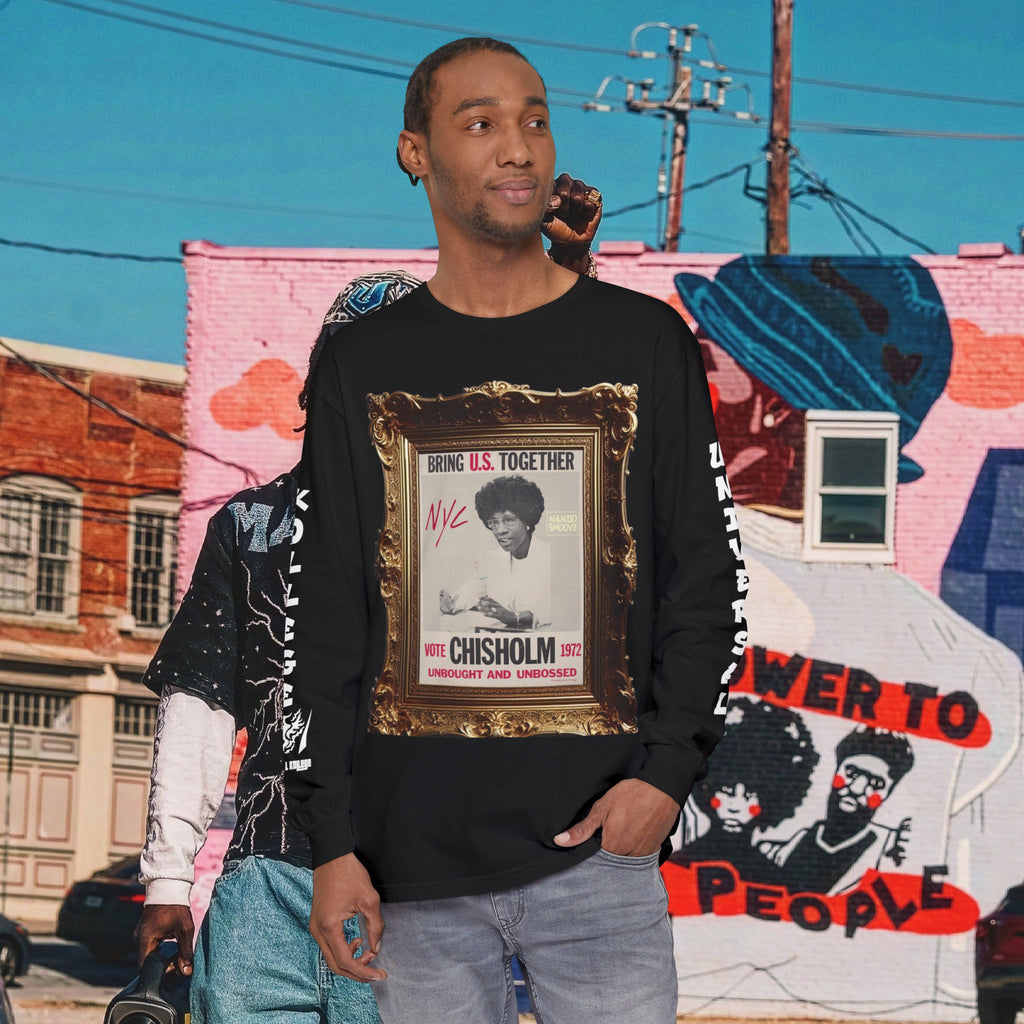 Shirley Chisholm Unisex Garment-dyed Long Sleeve T-Shirt