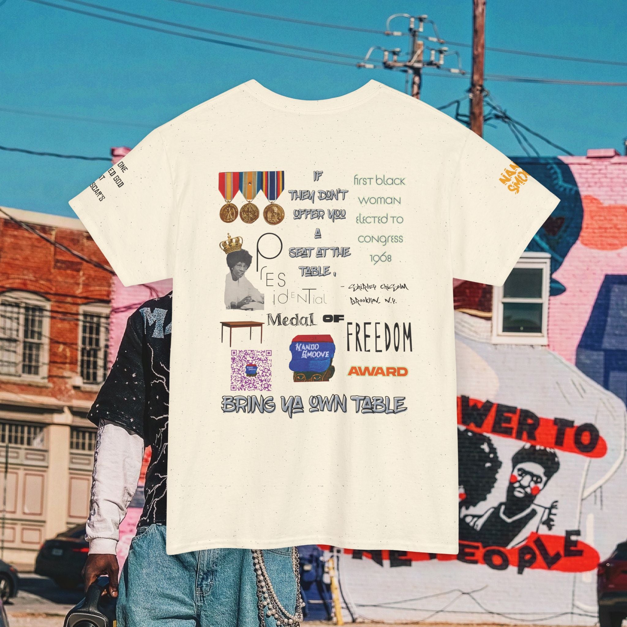 Shirley Chisholm Heavy Cotton Tee