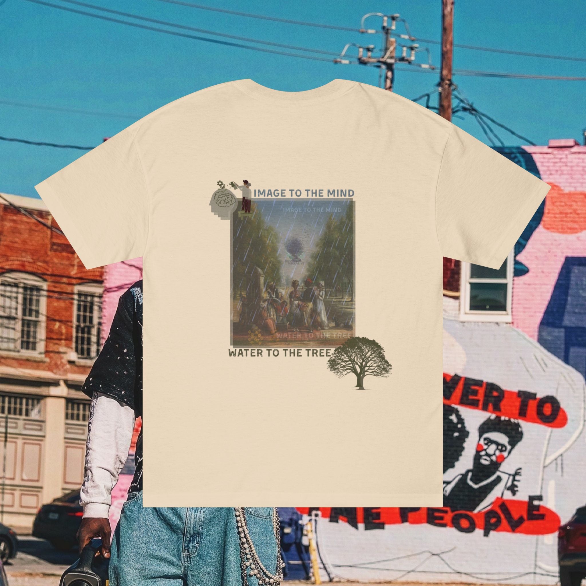 “Image to The Mind, Water to The Tree” Unisex Classic Tee