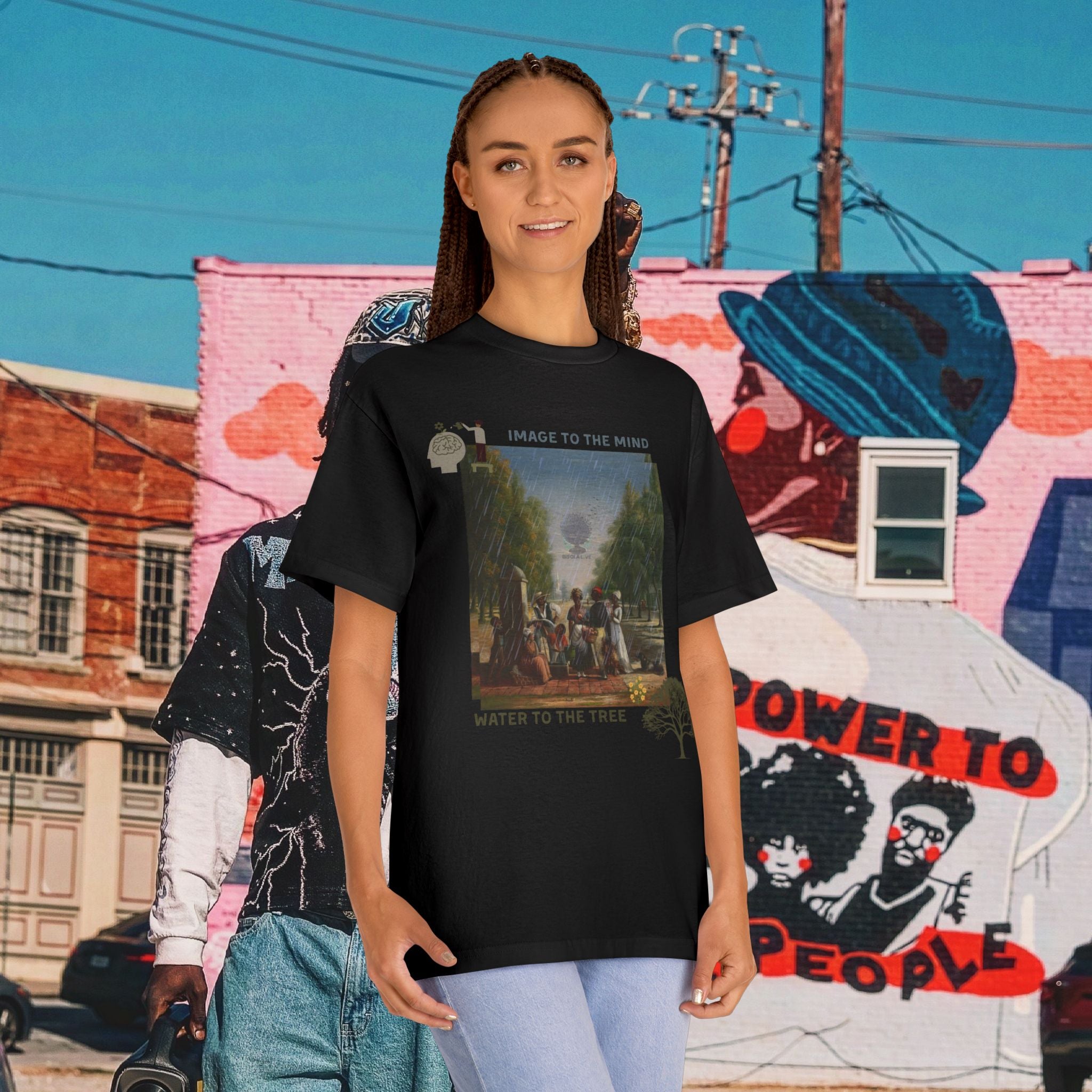 “Image to The Mind, Water to The Tree” Unisex Classic Tee