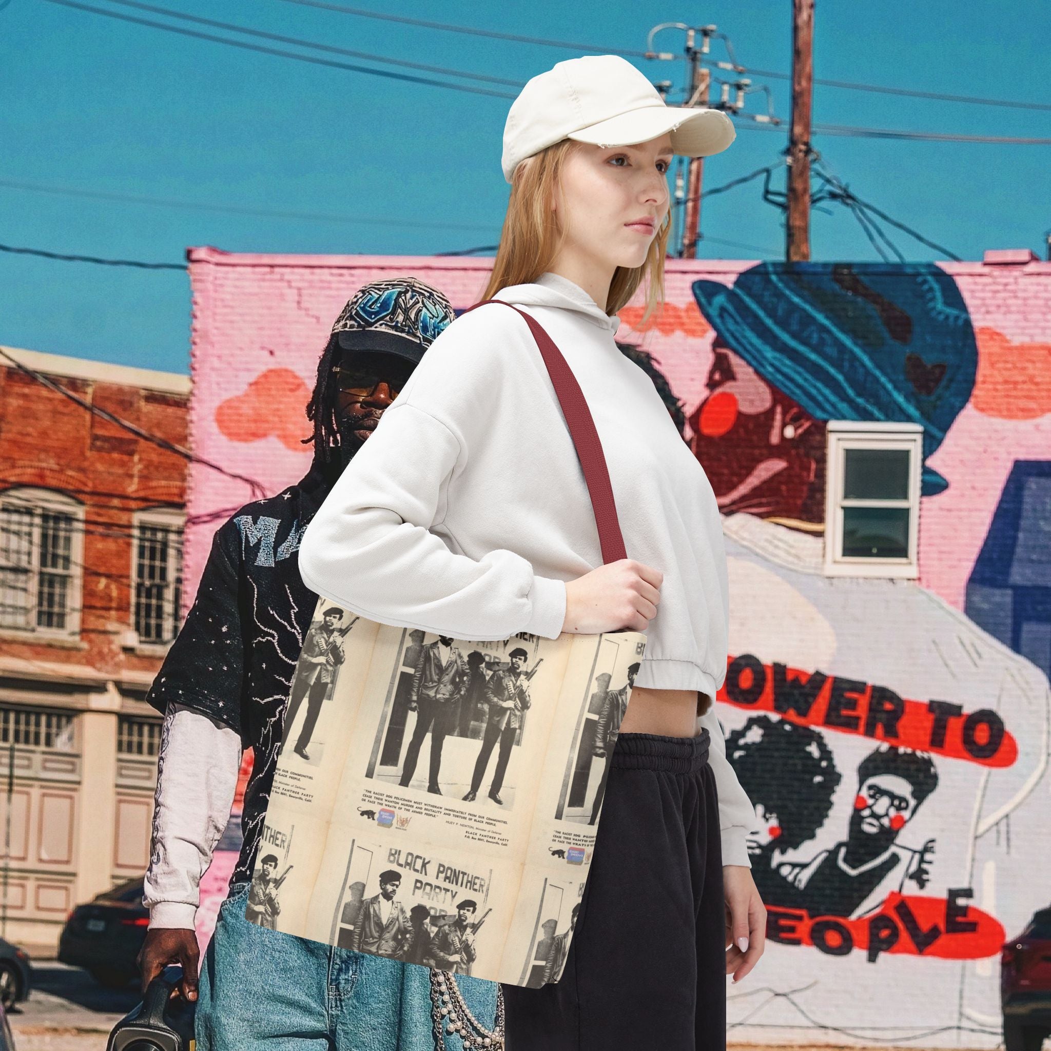 Black Panther Tote Bag (AOP)