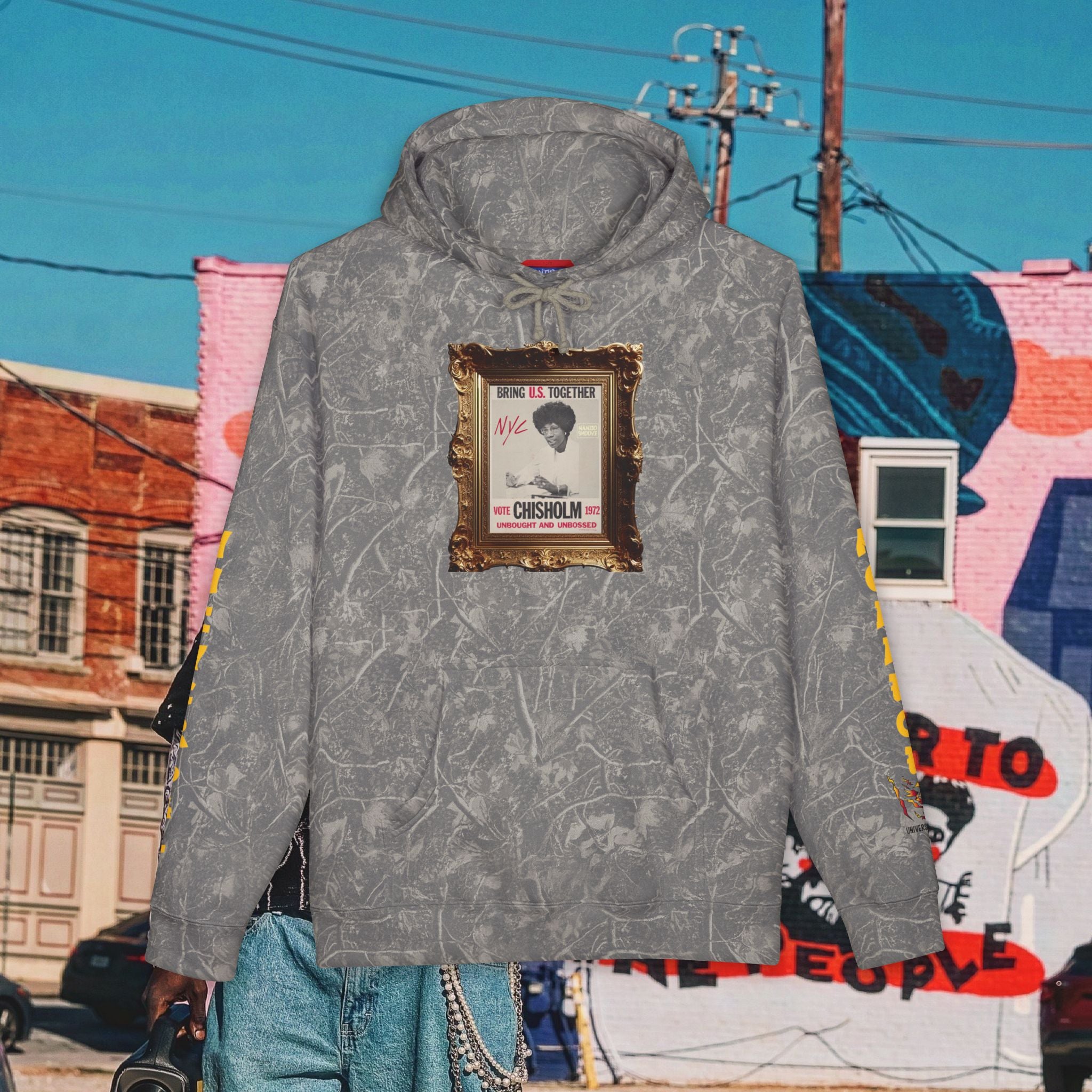 Shirley Chisholm Unisex Heavyweight Hooded Sweatshirt