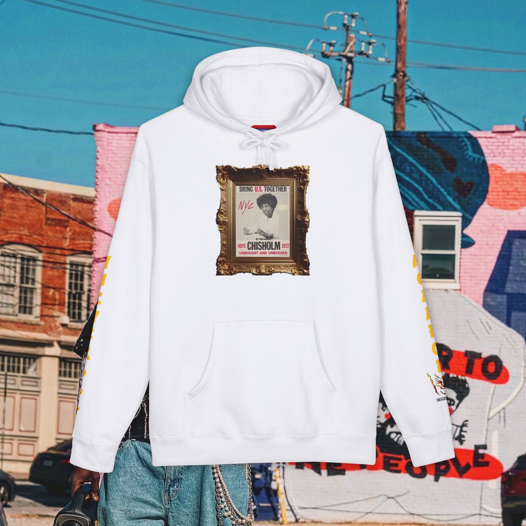Shirley Chisholm Unisex Heavyweight Hooded Sweatshirt