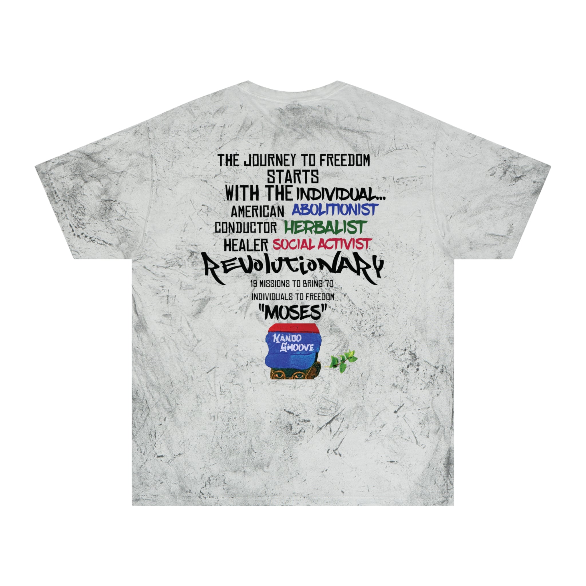 Harriet “Realer than $20 Bill” Tubman Unisex Color Blast T-Shirt
