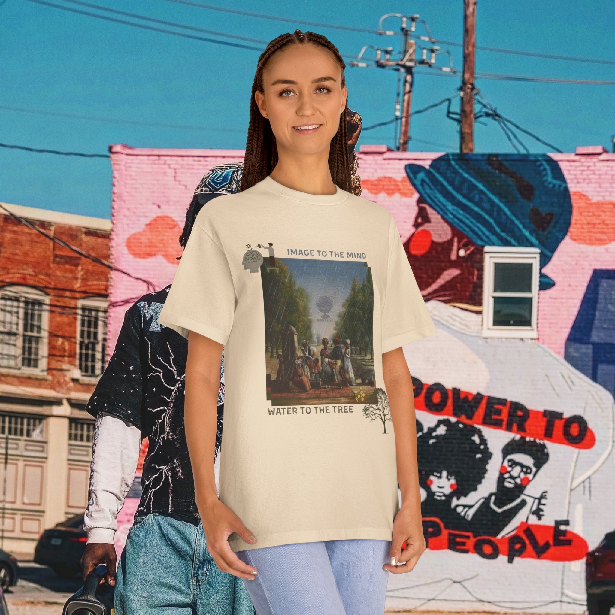 “Image to The Mind, Water to The Tree” Unisex Classic Tee