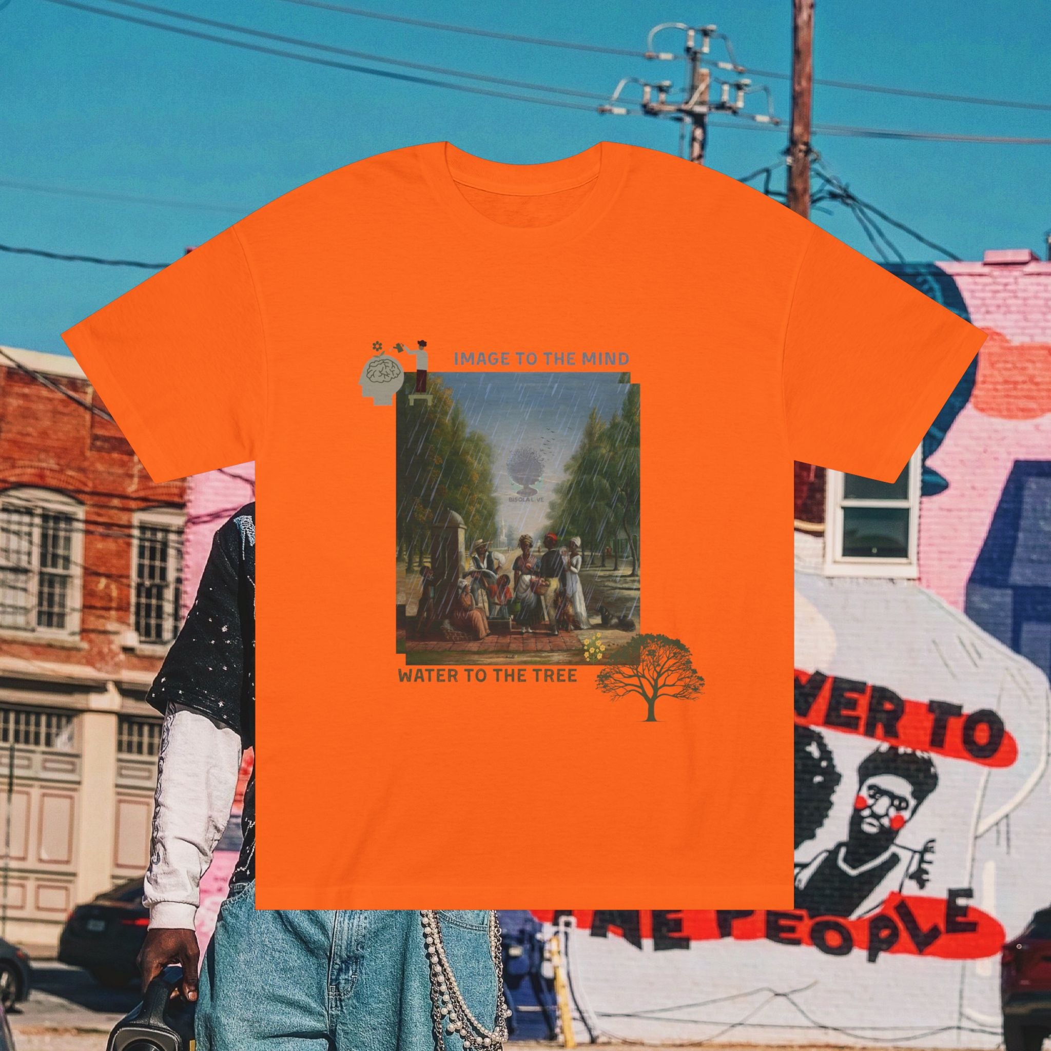 “Image to The Mind, Water to The Tree” Unisex Classic Tee