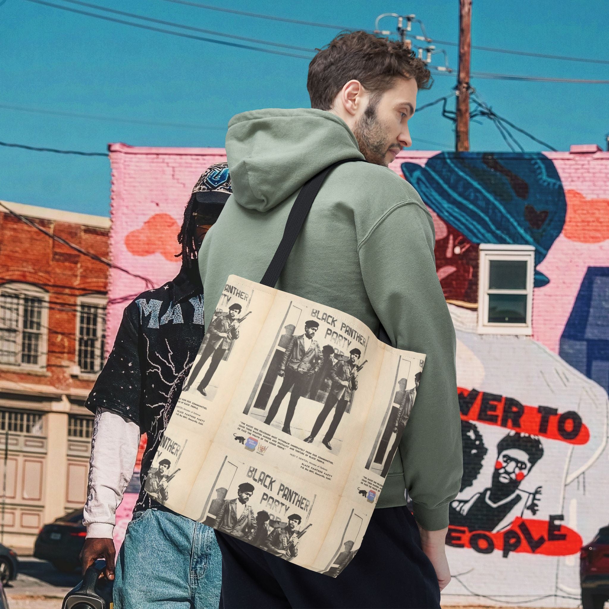 Black Panther Tote Bag (AOP)