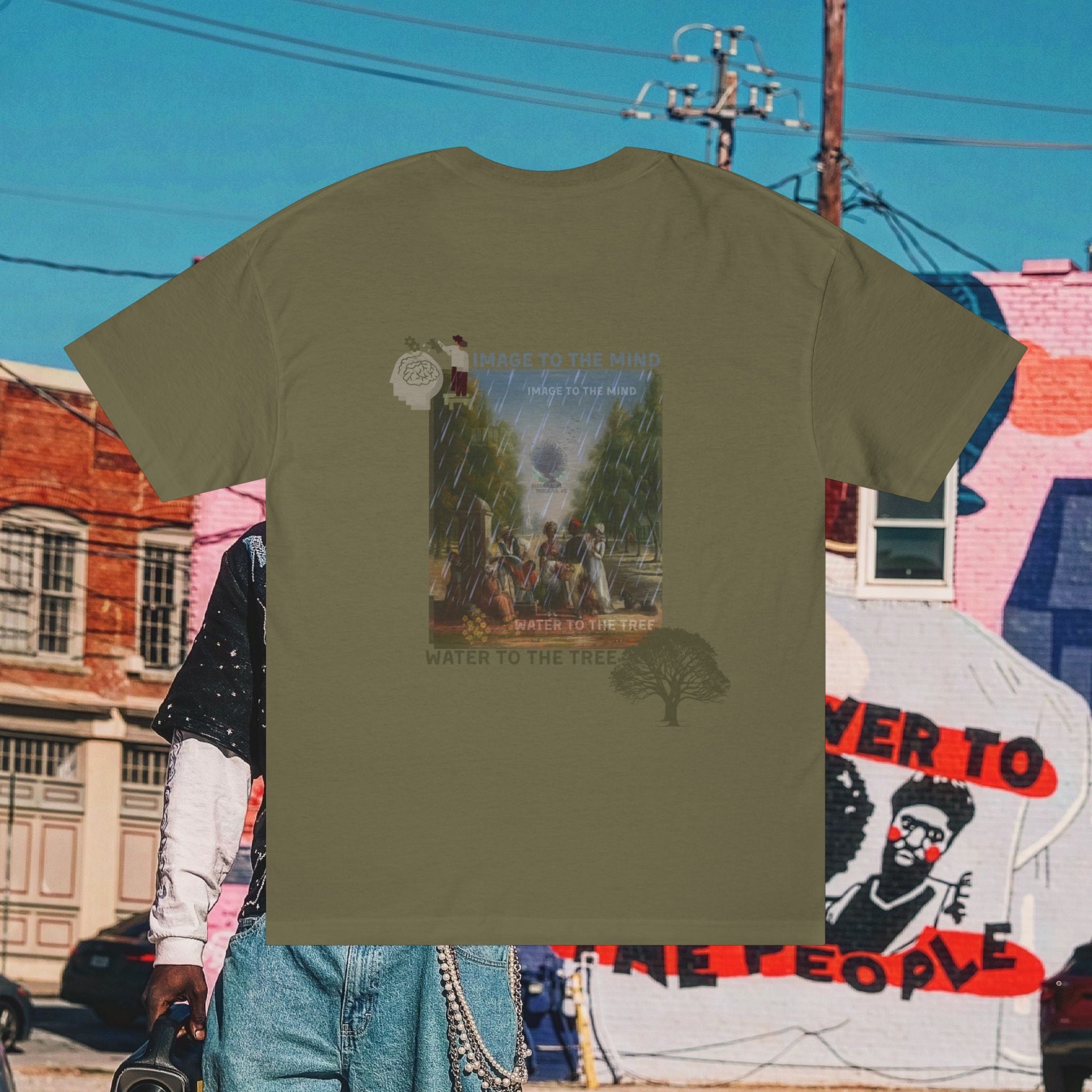 “Image to The Mind, Water to The Tree” Unisex Classic Tee