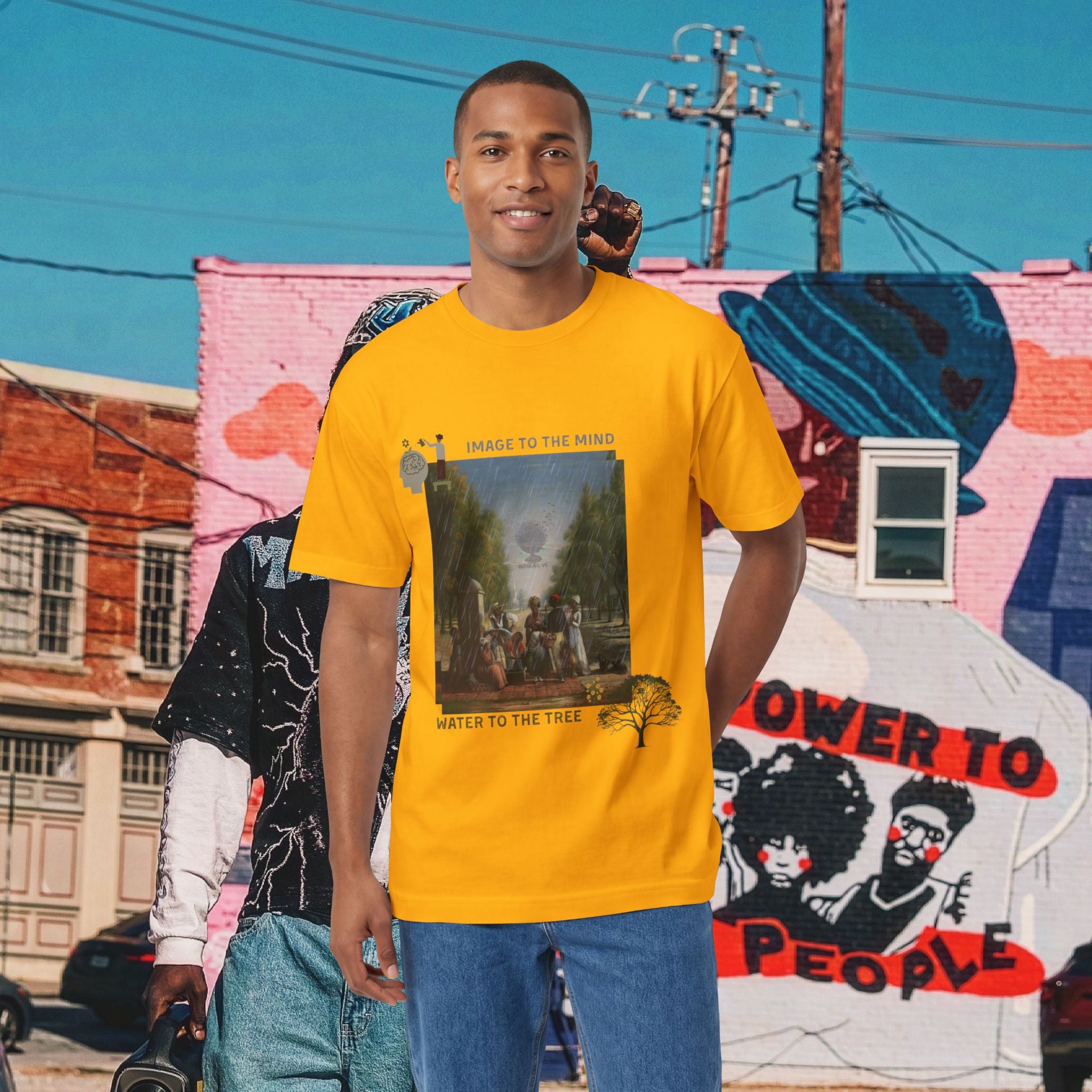 “Image to The Mind, Water to The Tree” Unisex Classic Tee