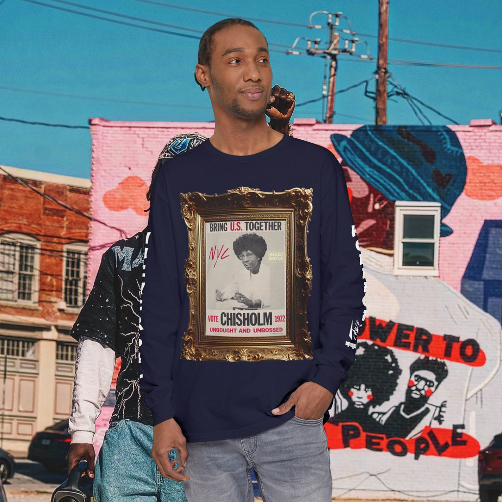 Shirley Chisholm Unisex Garment-dyed Long Sleeve T-Shirt