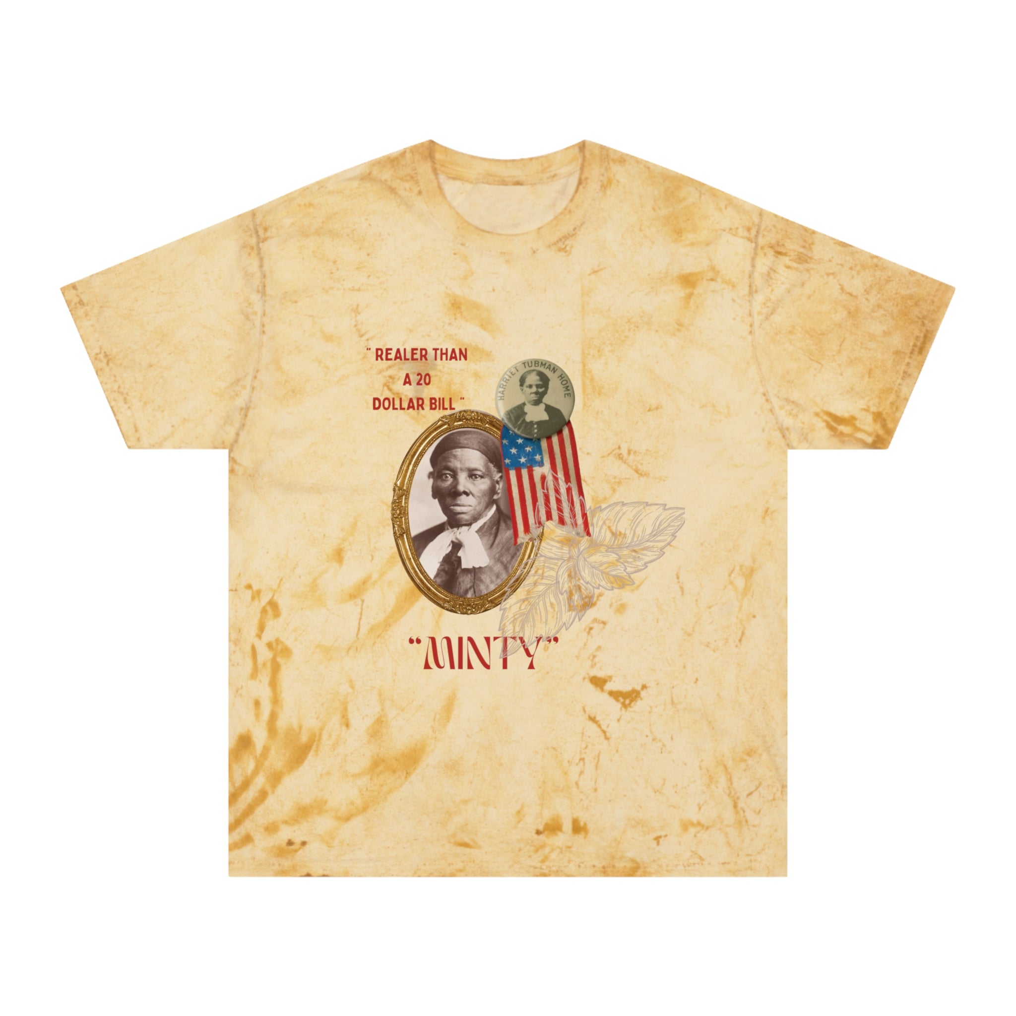 Harriet “Realer than $20 Bill” Tubman Unisex Color Blast T-Shirt