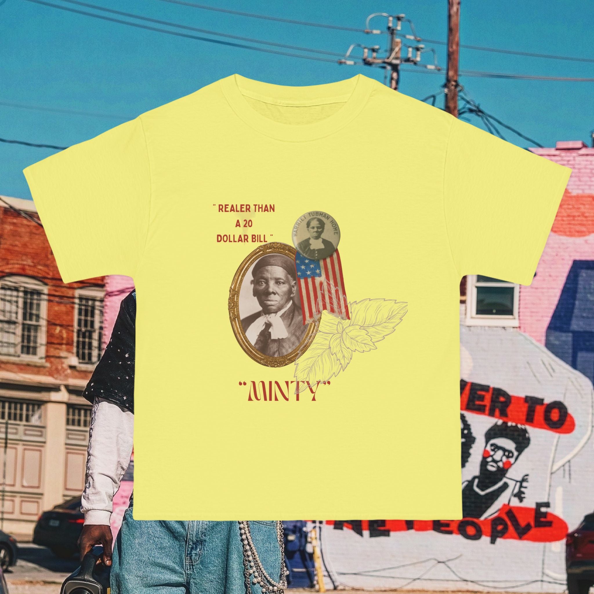 “Harriet Realer than a $20 Bill” Beefy-T®  Short-Sleeve “MinTee”-Shirt