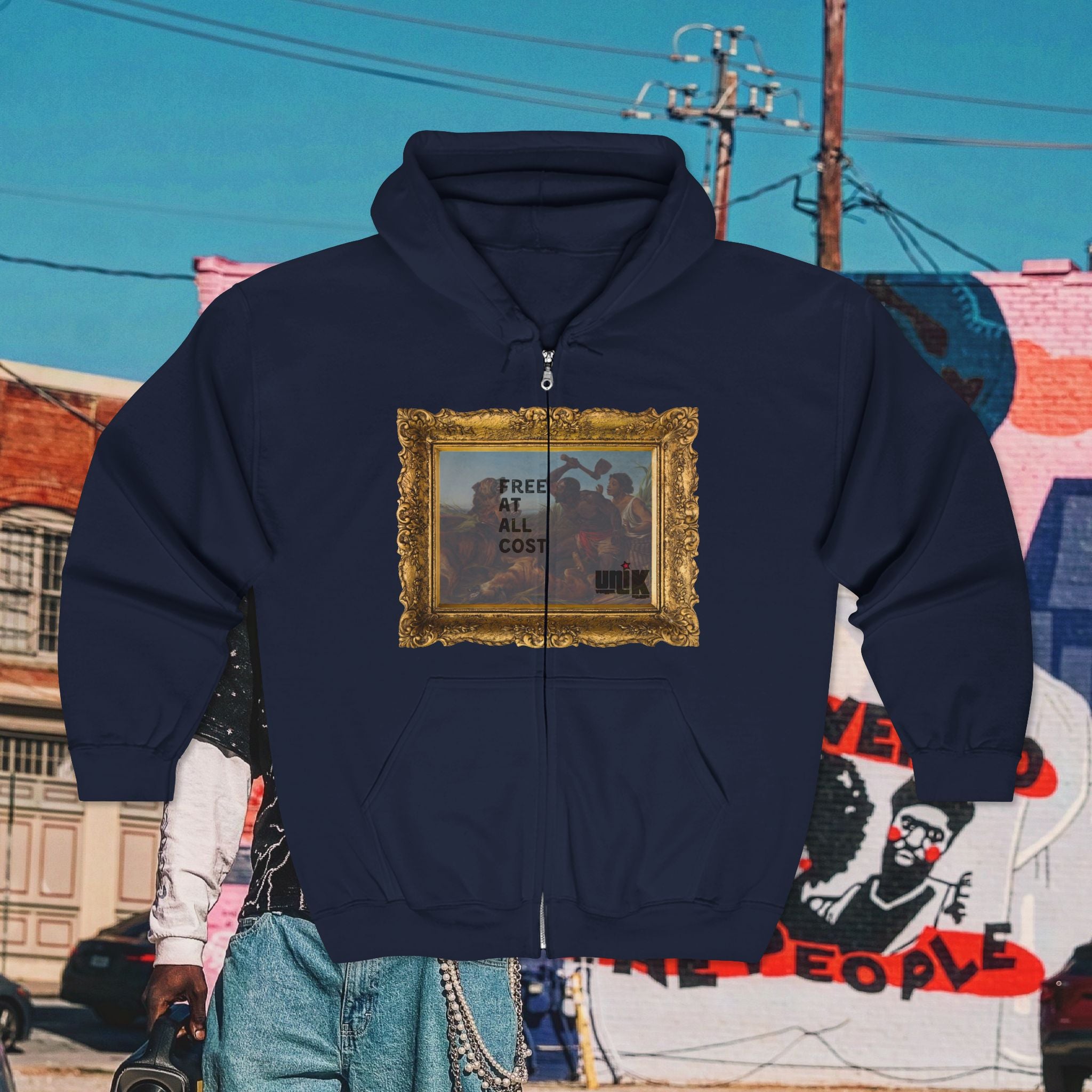 “Head Hunter” Unisex Heavy Blend™ Full Zip Hooded Sweatshirt