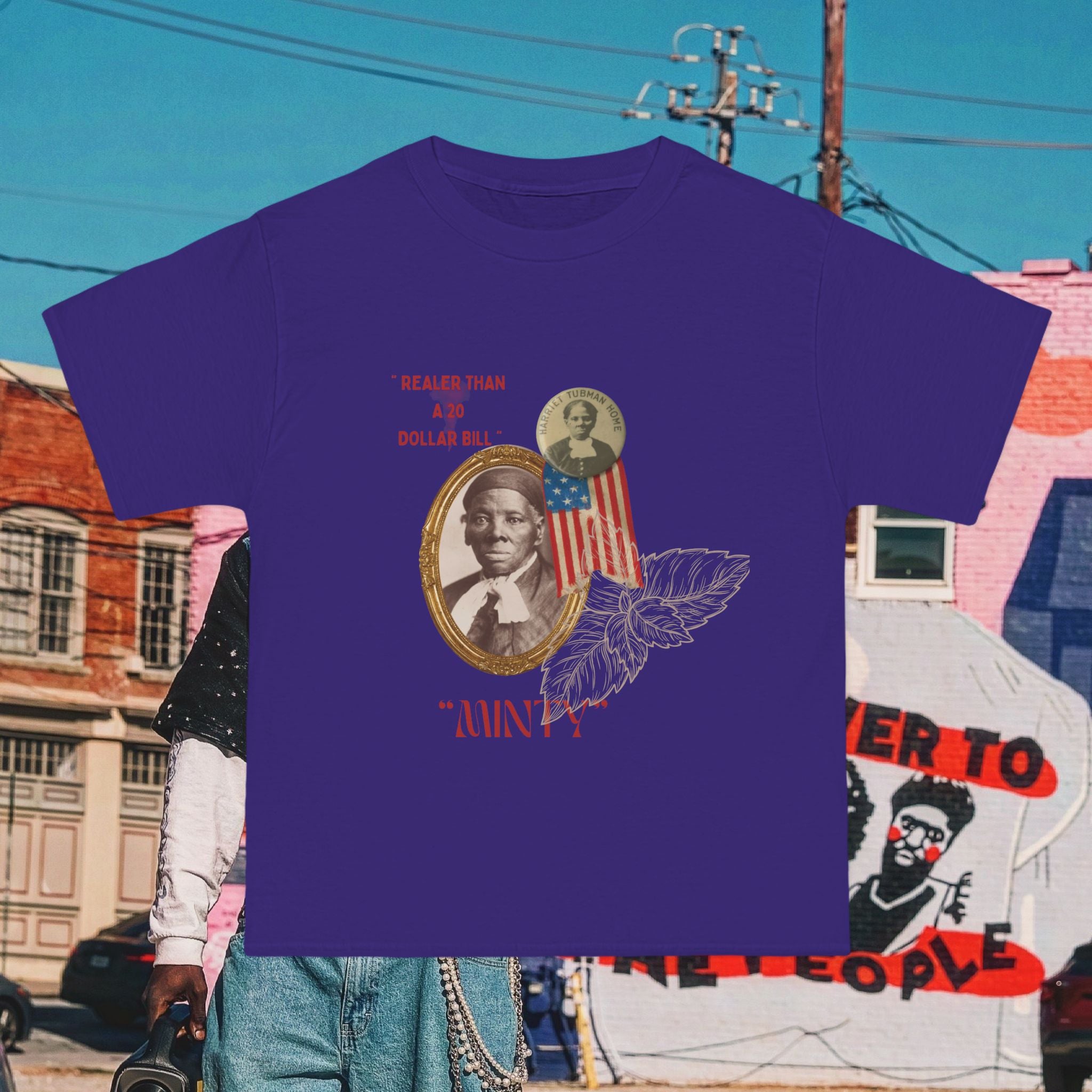 “Harriet Realer than a $20 Bill” Beefy-T®  Short-Sleeve “MinTee”-Shirt