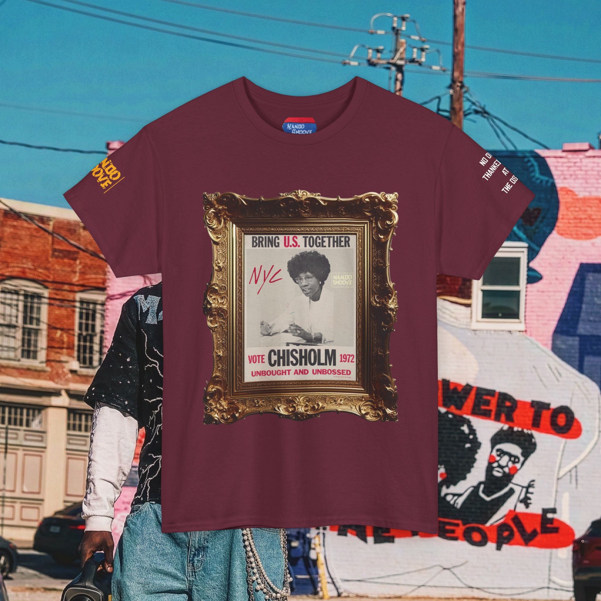 Shirley Chisholm Heavy Cotton Tee