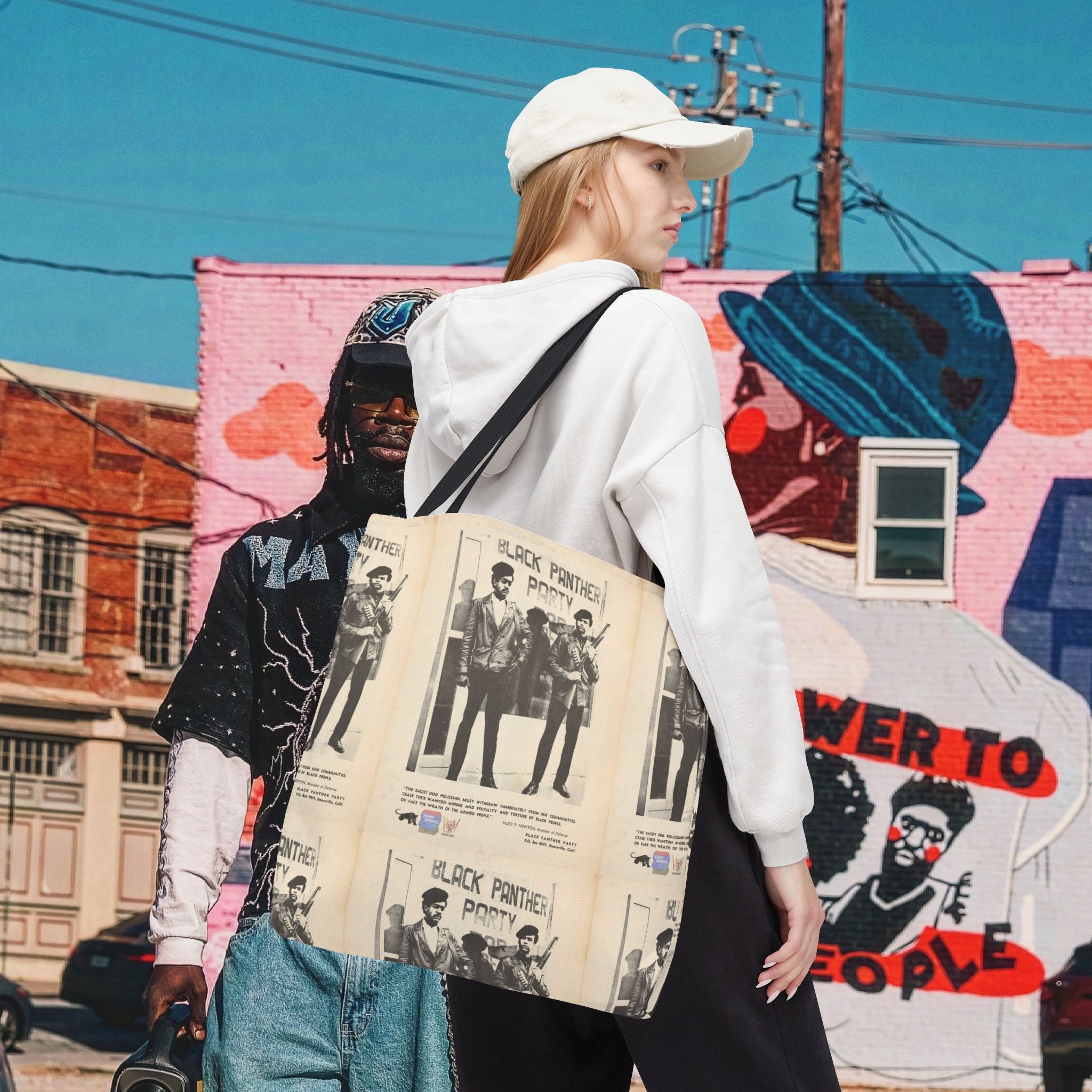 Black Panther Tote Bag (AOP)