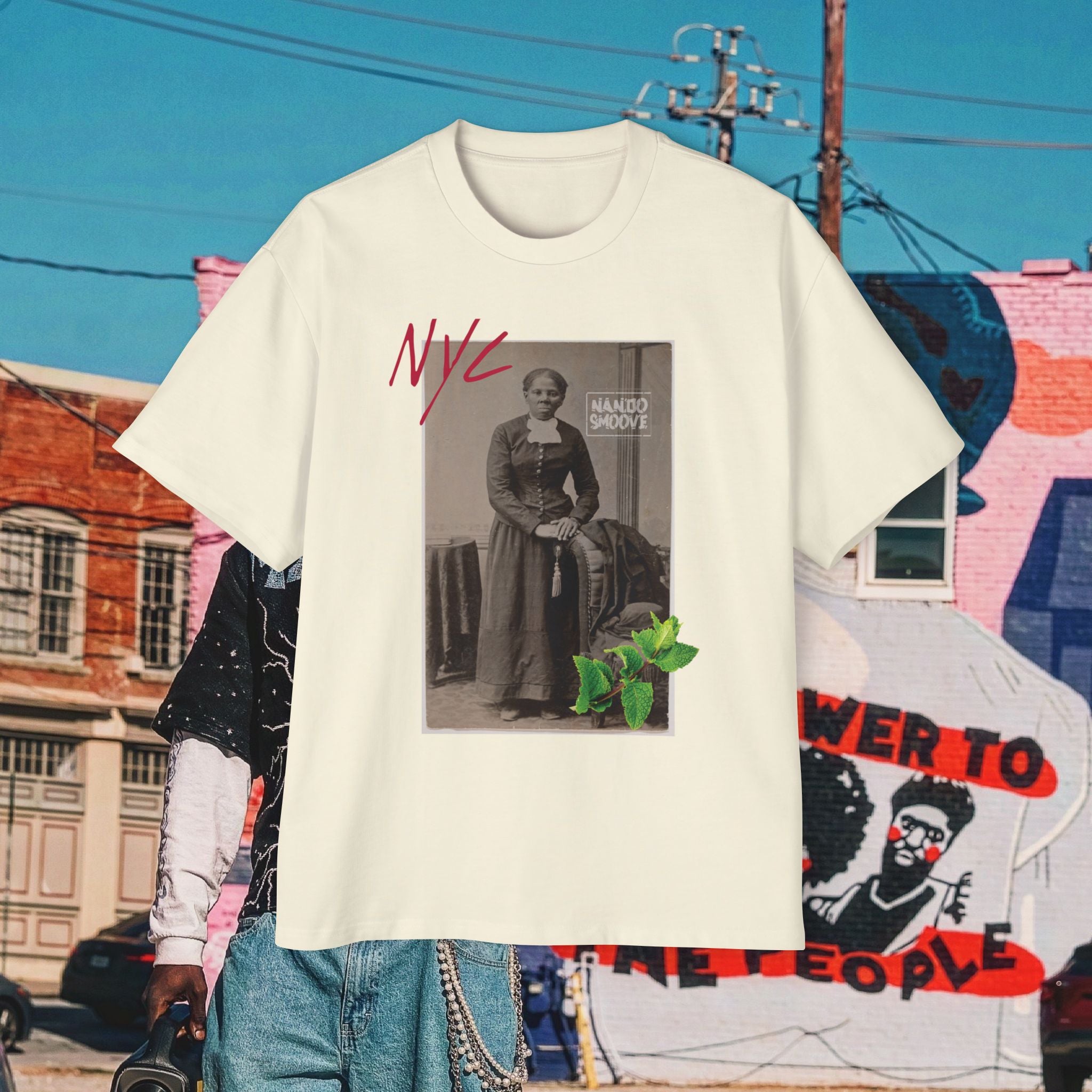 Harriet Tubman Men's Heavy Oversized “MinTee” Shirts