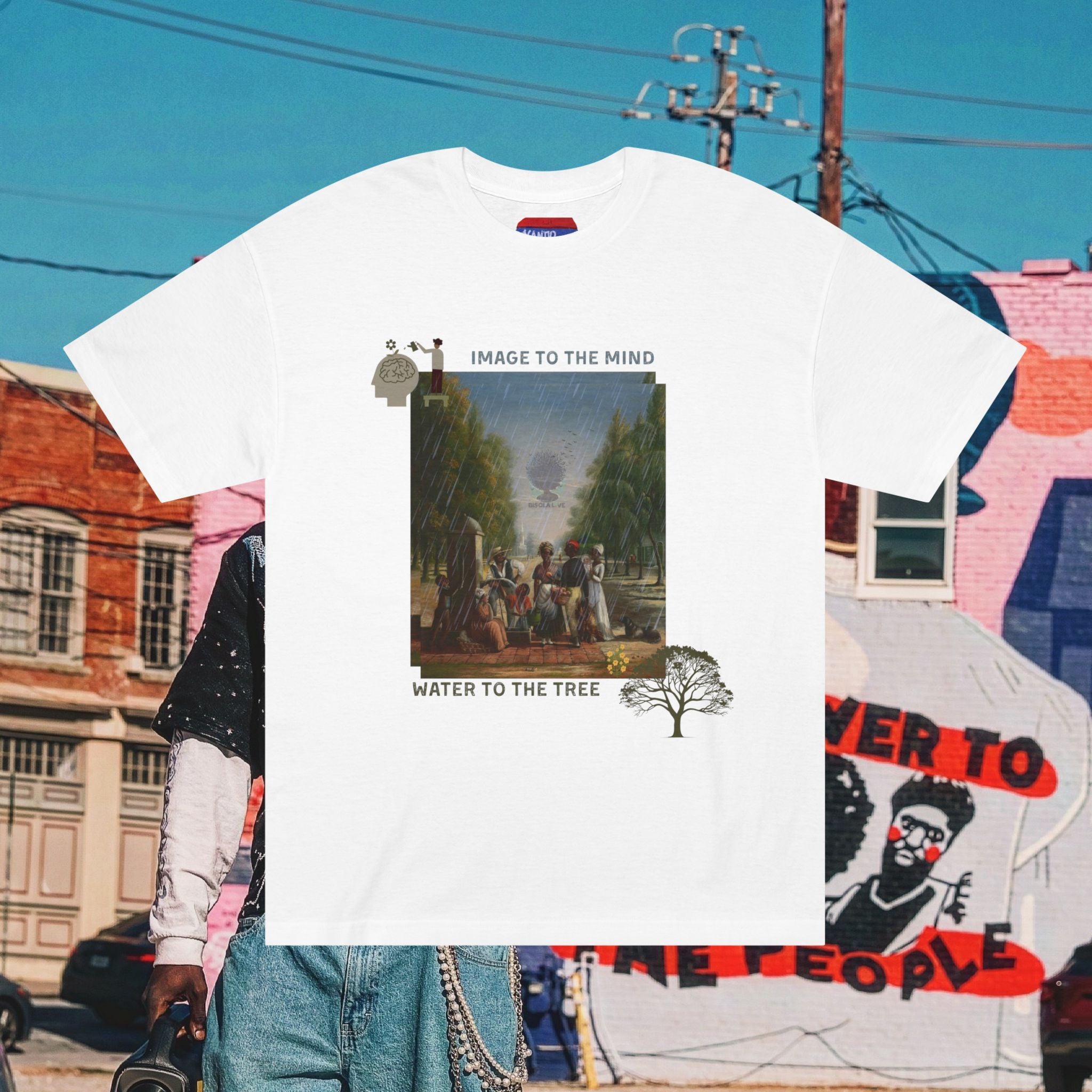 “Image to The Mind, Water to The Tree” Unisex Classic Tee