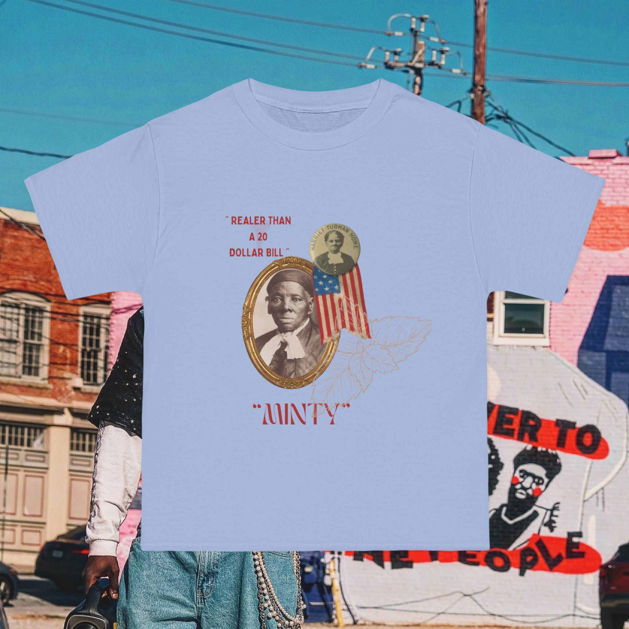 “Harriet Realer than a $20 Bill” Beefy-T®  Short-Sleeve “MinTee”-Shirt