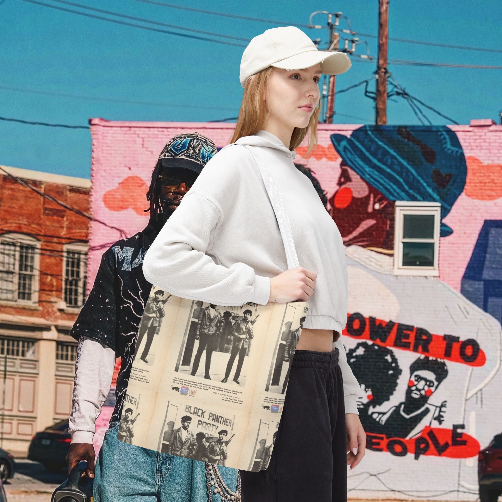 Black Panther Tote Bag (AOP)