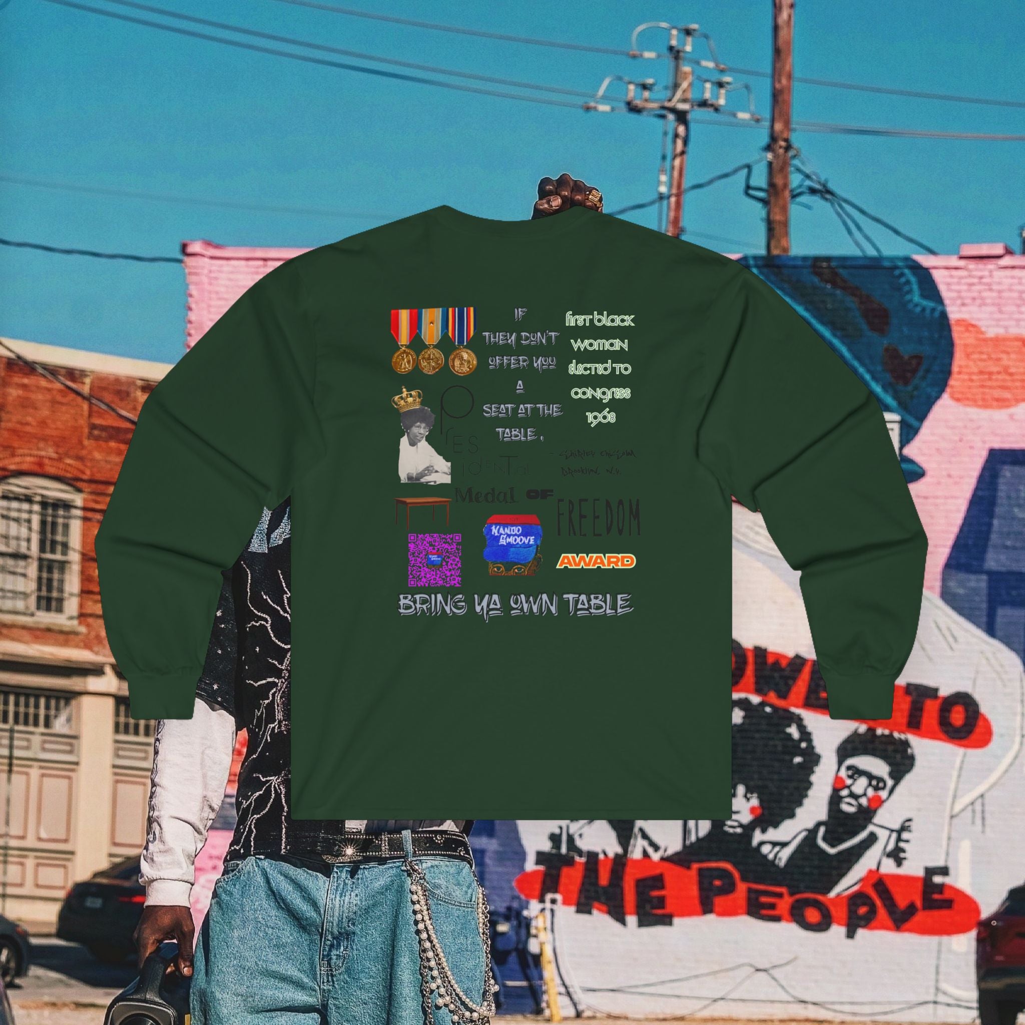 Shirley Chisholm Unisex Ultra Cotton Long Sleeve Tee