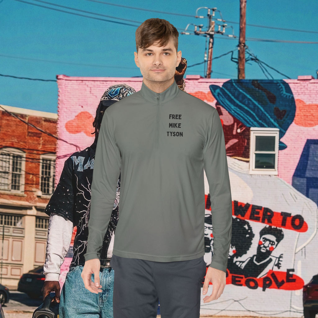 “FREE MIKE TYSON” Unisex Quarter-Zip Pullover