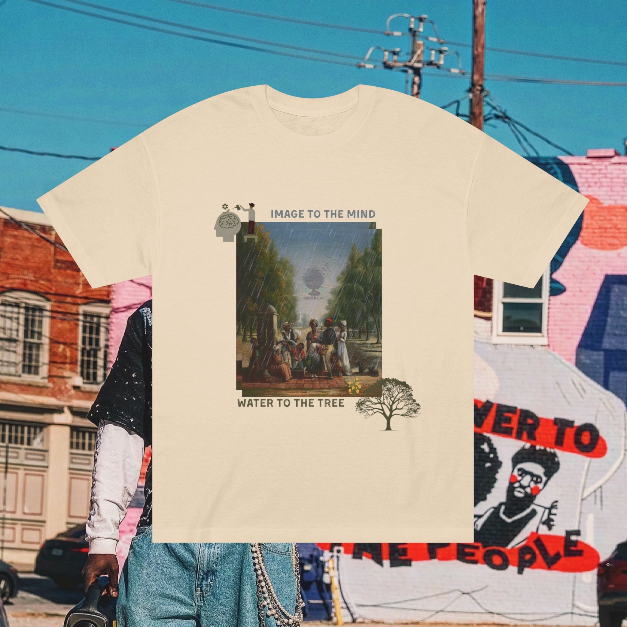 “Image to The Mind, Water to The Tree” Unisex Classic Tee