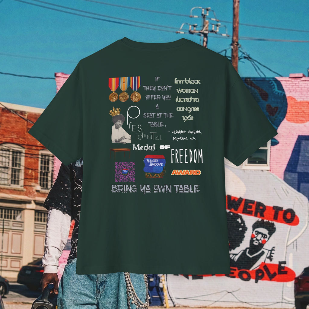Shirley Chisholm Unisex Oversized Boxy Tee