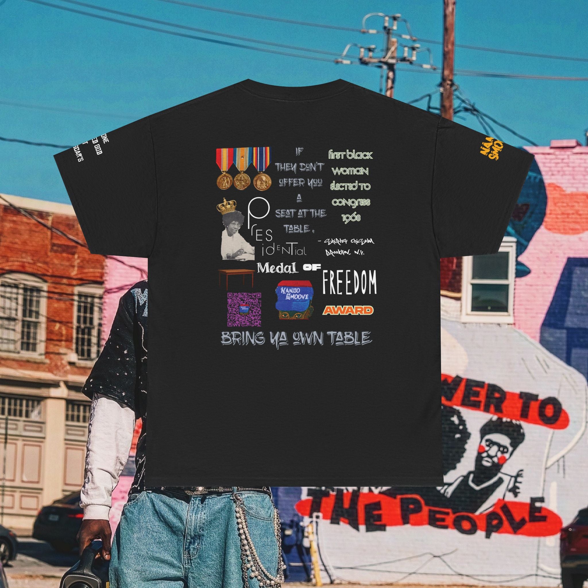 Shirley Chisholm Heavy Cotton Tee