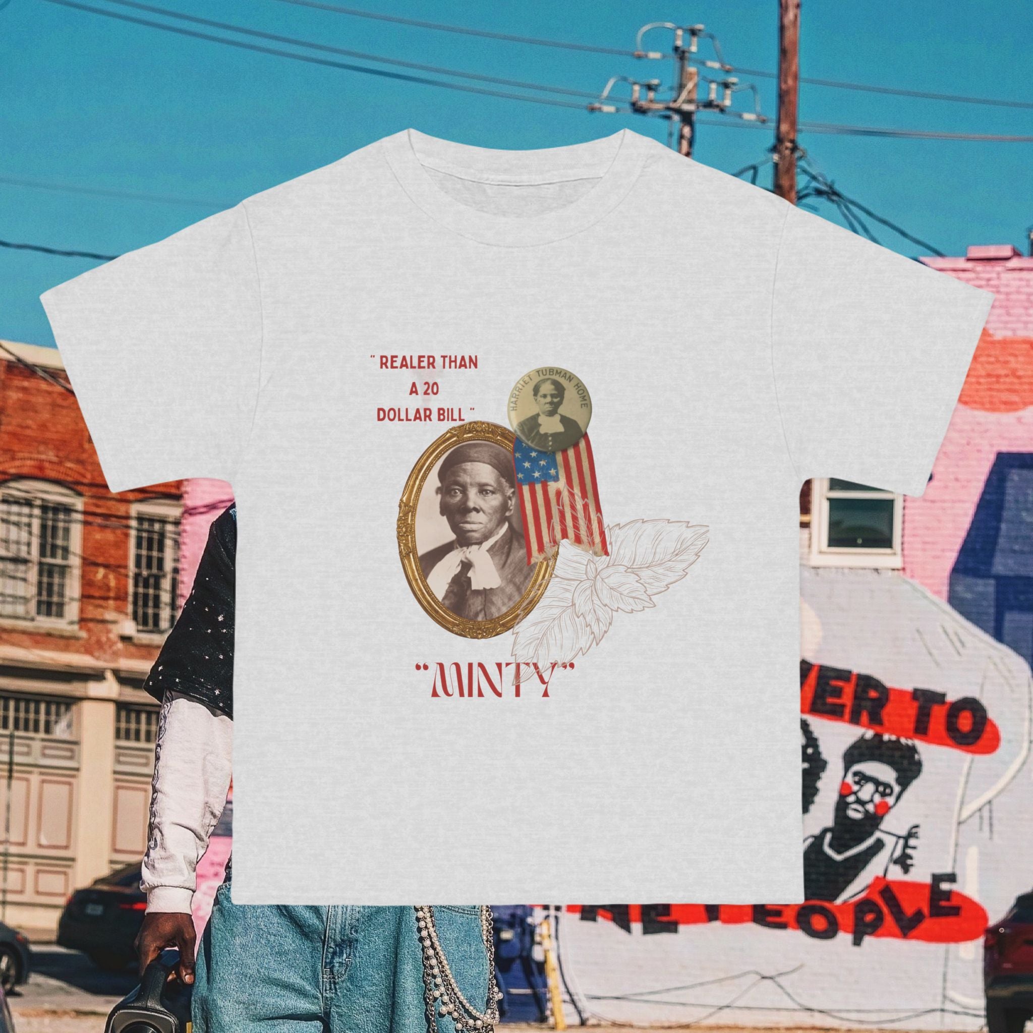 “Harriet Realer than a $20 Bill” Beefy-T®  Short-Sleeve “MinTee”-Shirt
