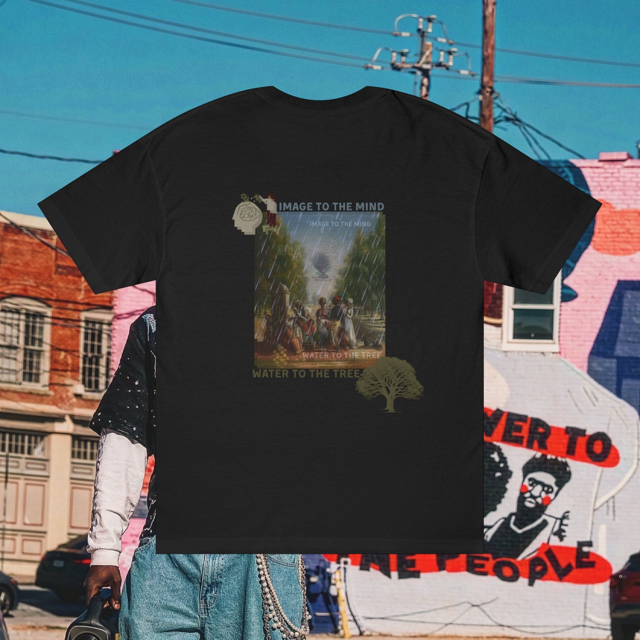 “Image to The Mind, Water to The Tree” Unisex Classic Tee