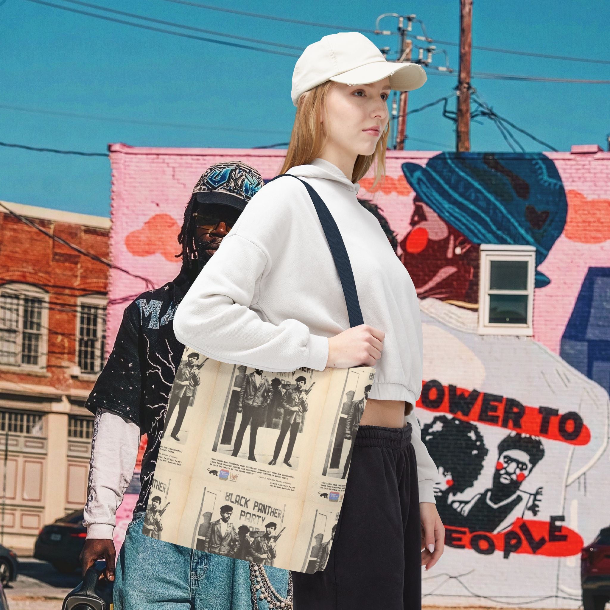 Black Panther Tote Bag (AOP)