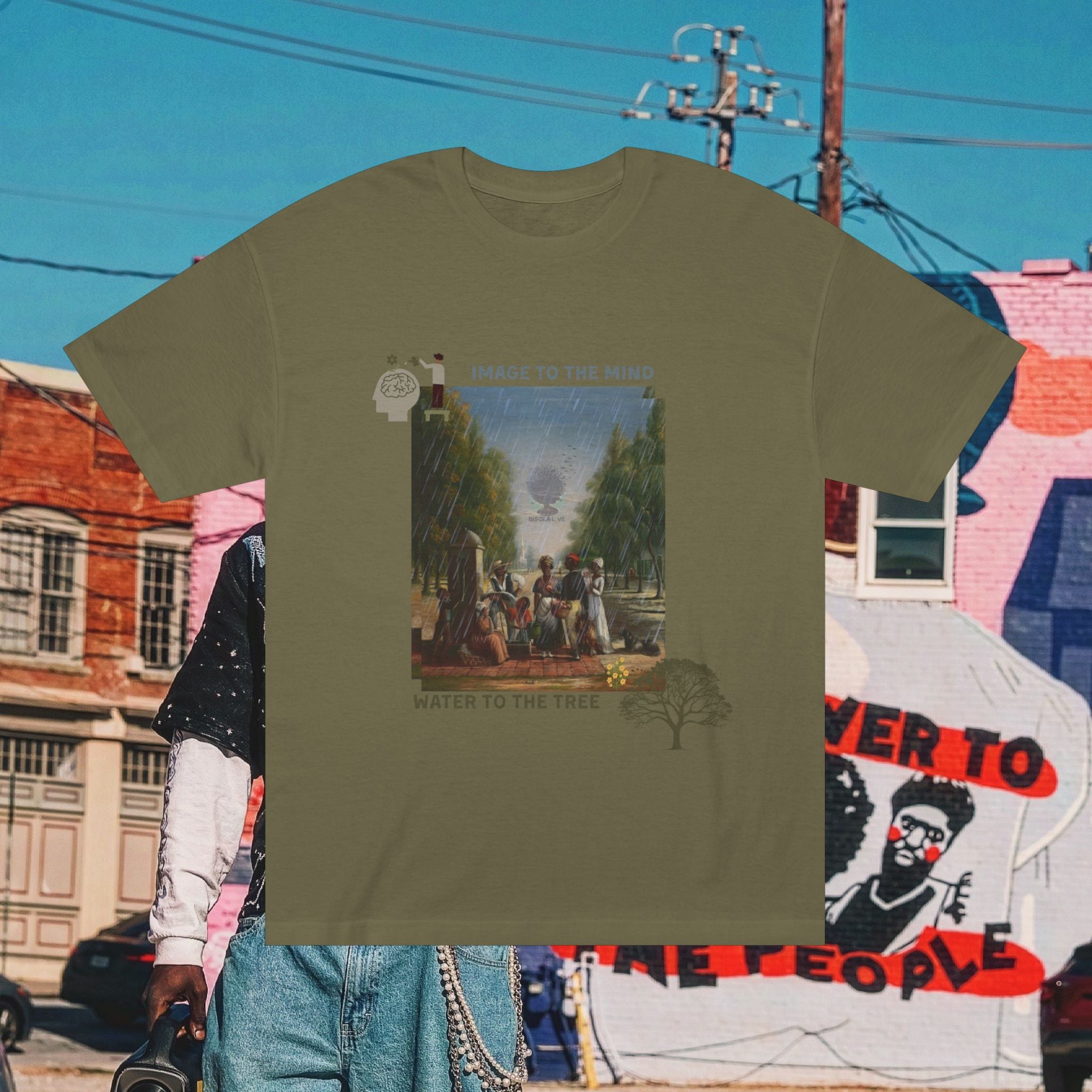 “Image to The Mind, Water to The Tree” Unisex Classic Tee