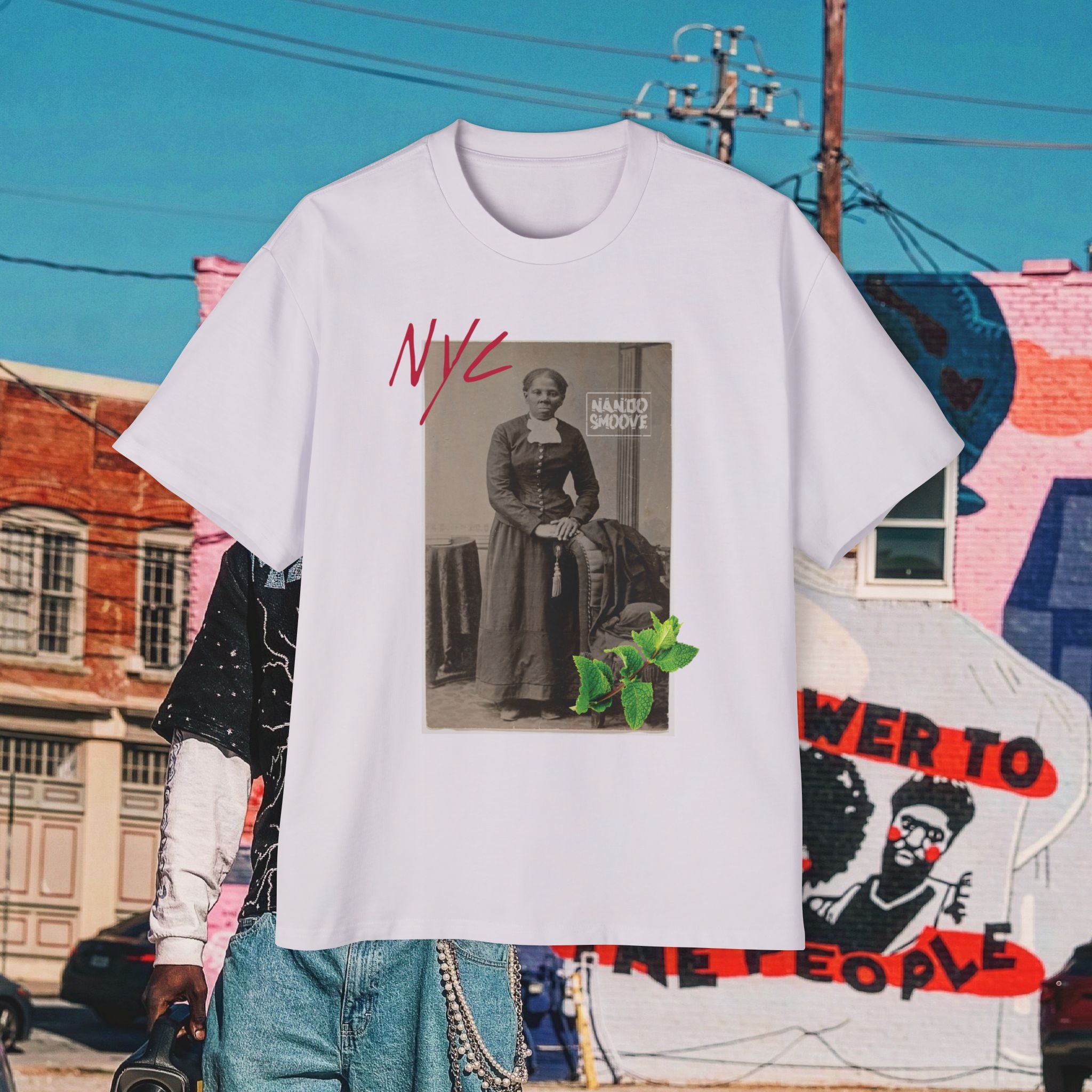 Harriet Tubman Men's Heavy Oversized “MinTee” Shirts