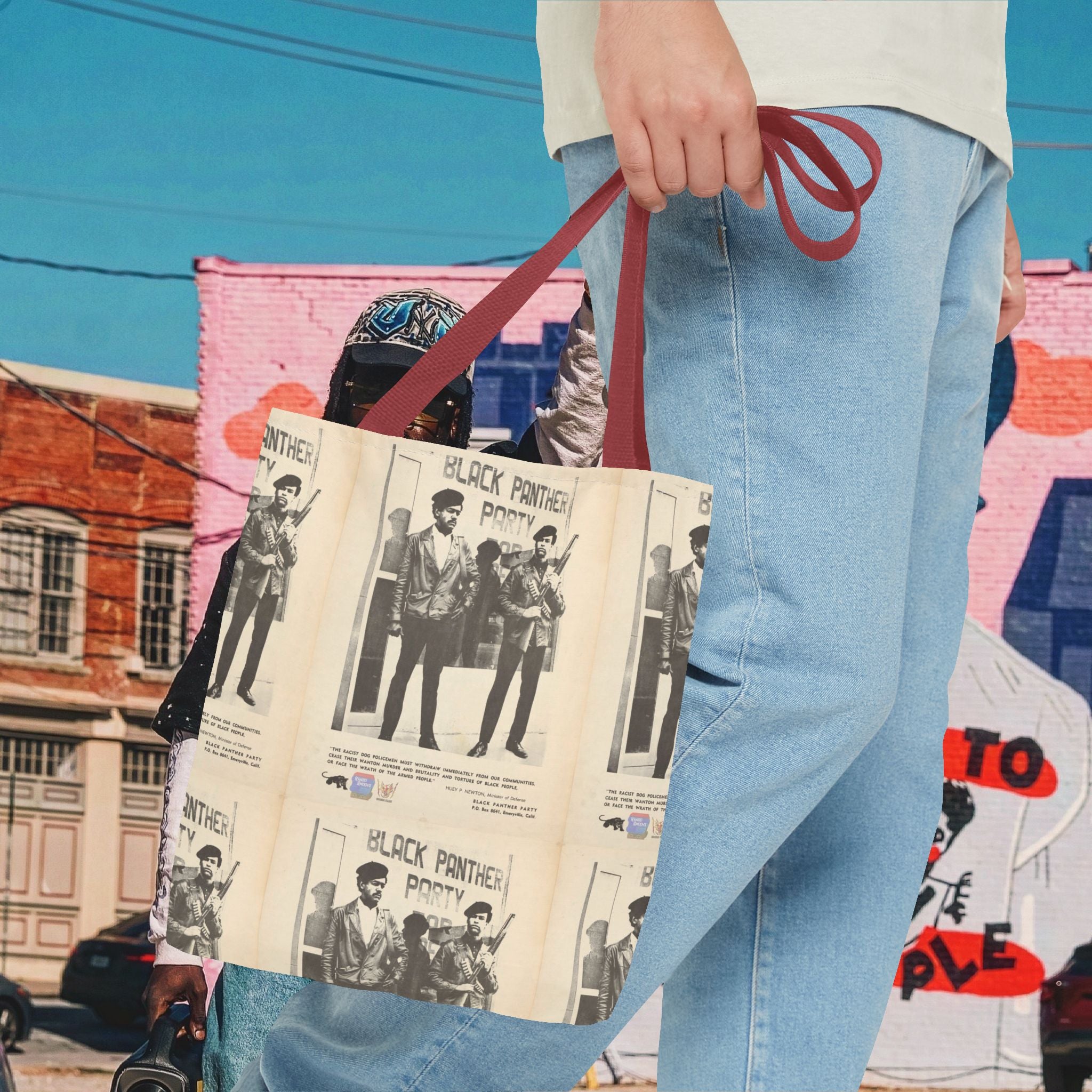 Black Panther Tote Bag (AOP)