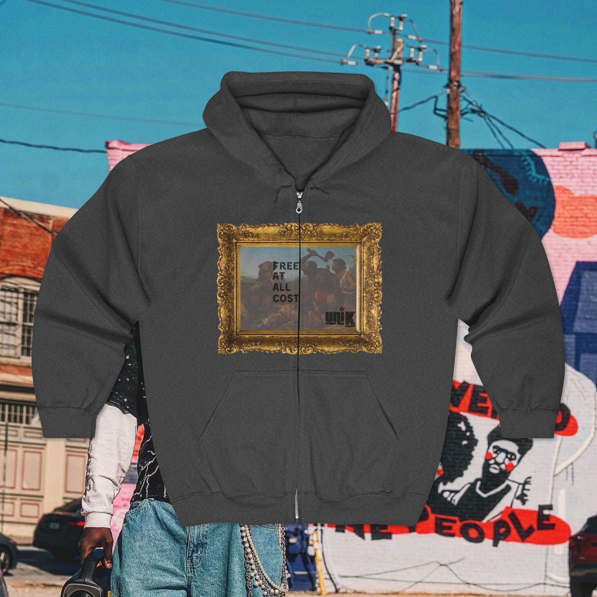 “Head Hunter” Unisex Heavy Blend™ Full Zip Hooded Sweatshirt