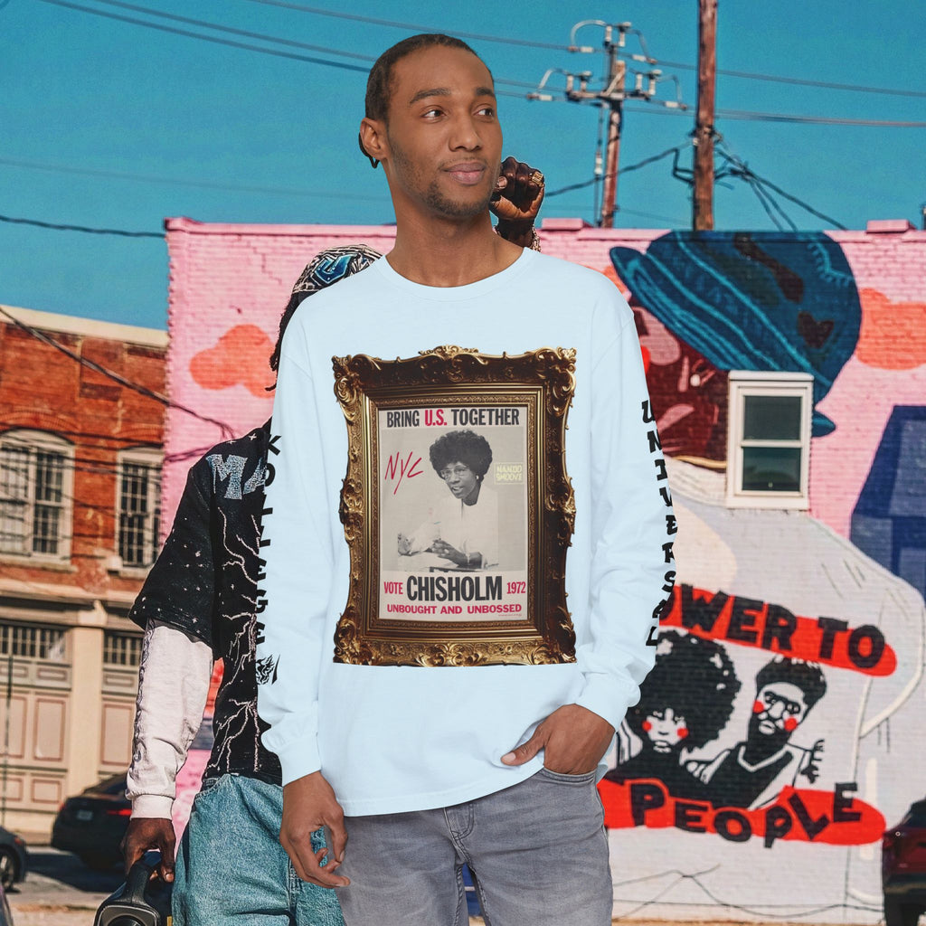 Shirley Chisholm Unisex Garment-dyed Long Sleeve T-Shirt