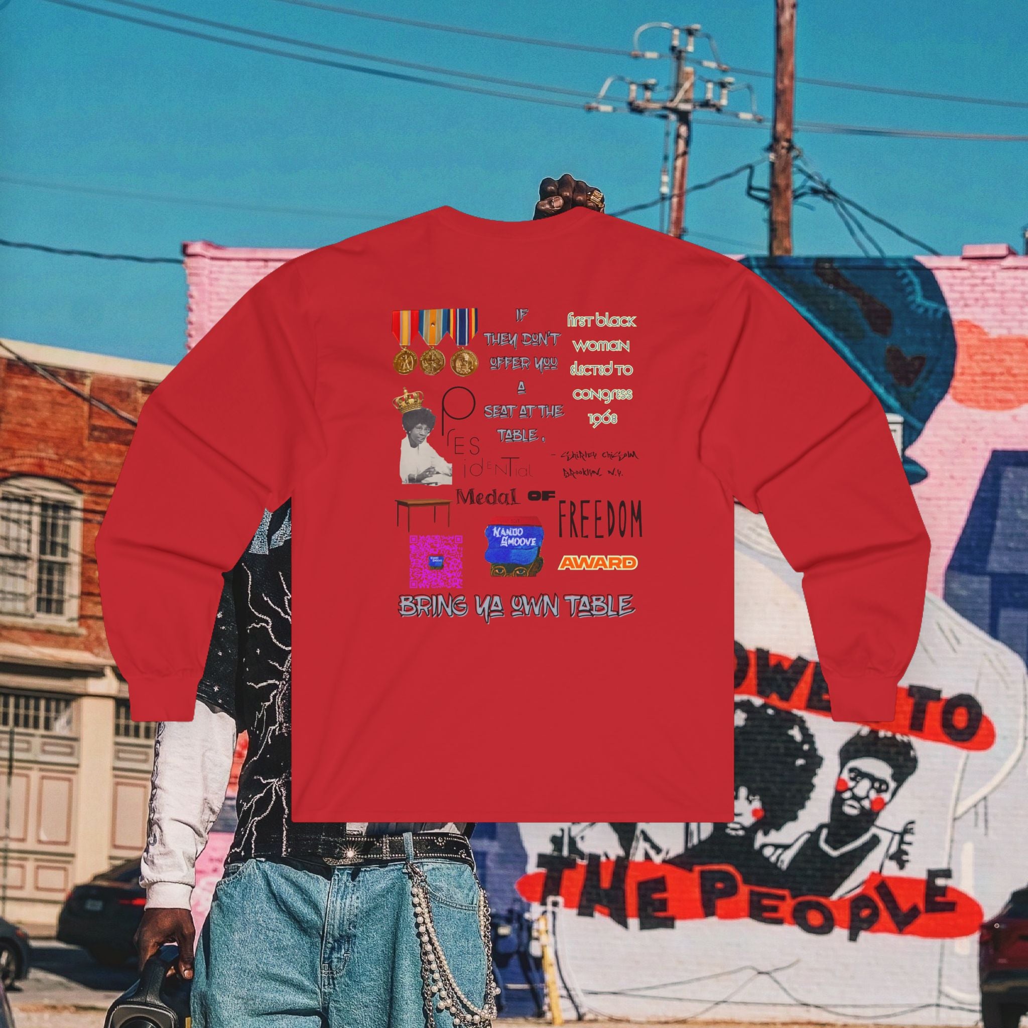 Shirley Chisholm Unisex Ultra Cotton Long Sleeve Tee